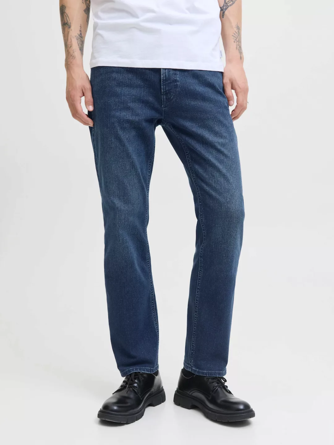Jack & Jones Straight-Jeans "JJICLARK JJORIGINAL SQ 2" günstig online kaufen