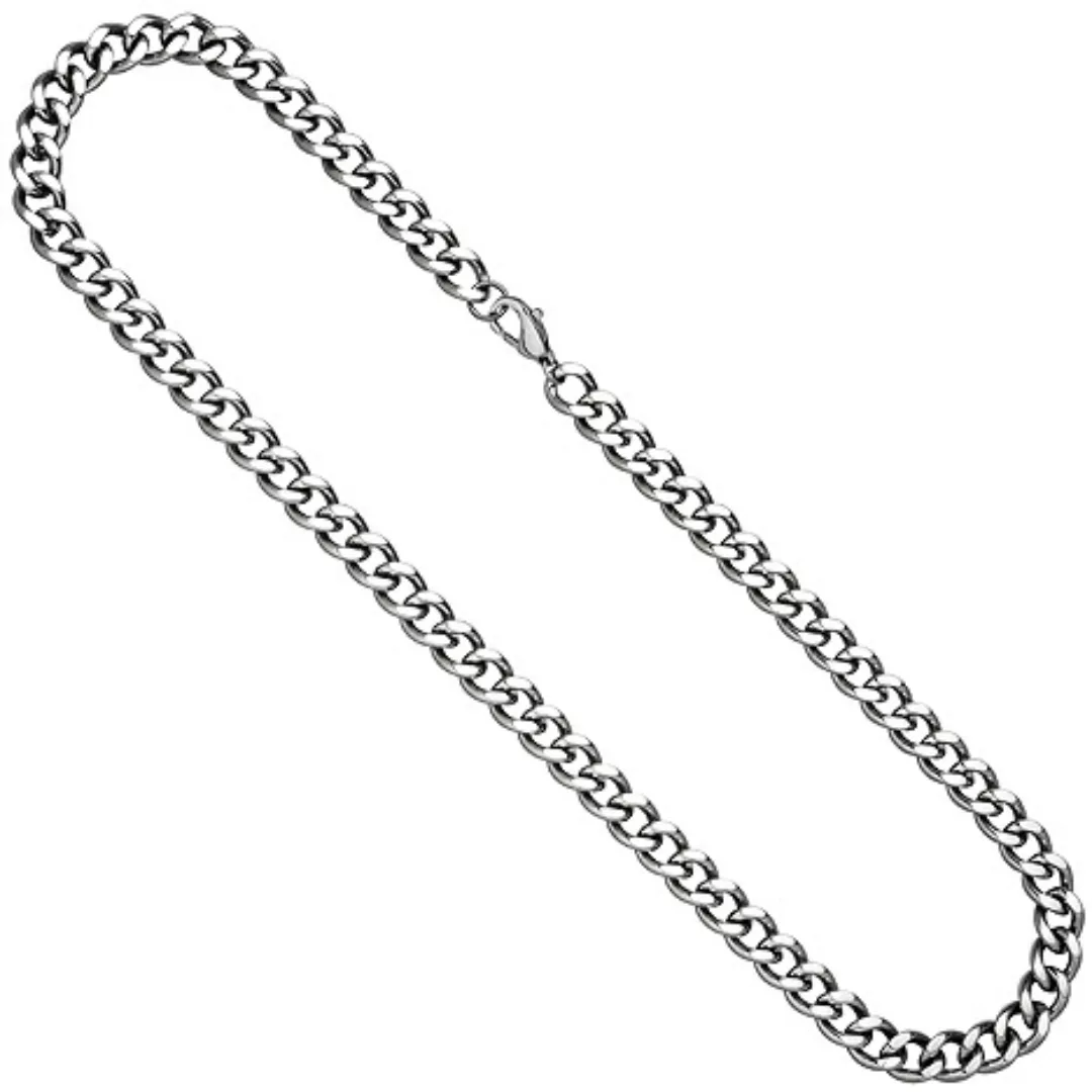 SIGO Panzerkette Edelstahl 55 cm Kette Halskette Karabiner günstig online kaufen