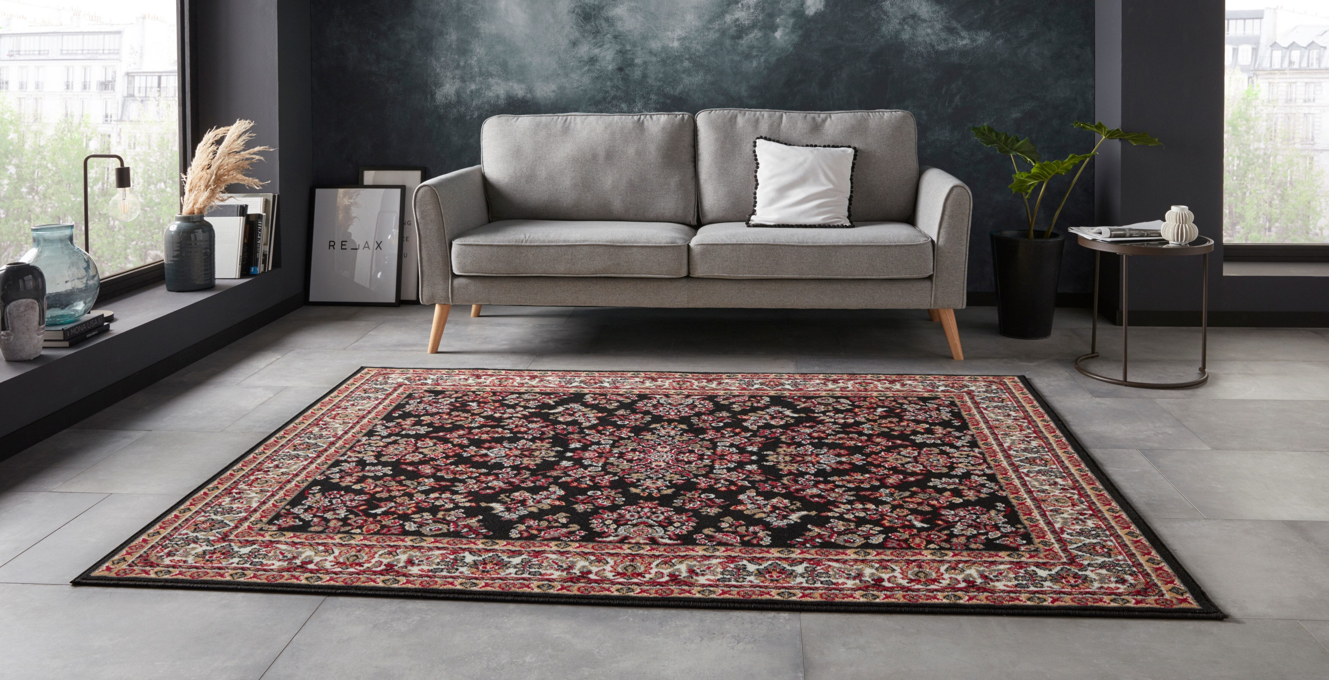 HANSE Home Teppich »Halton«, rechteckig, 8 mm Höhe, Kurzflor, Orient-Optik, günstig online kaufen