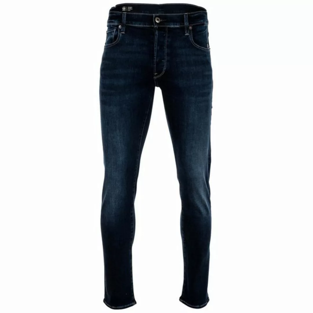 G-Star Herren Jeans 3301 SLIM Fit - Schwarz - Faded Black Magnet günstig online kaufen