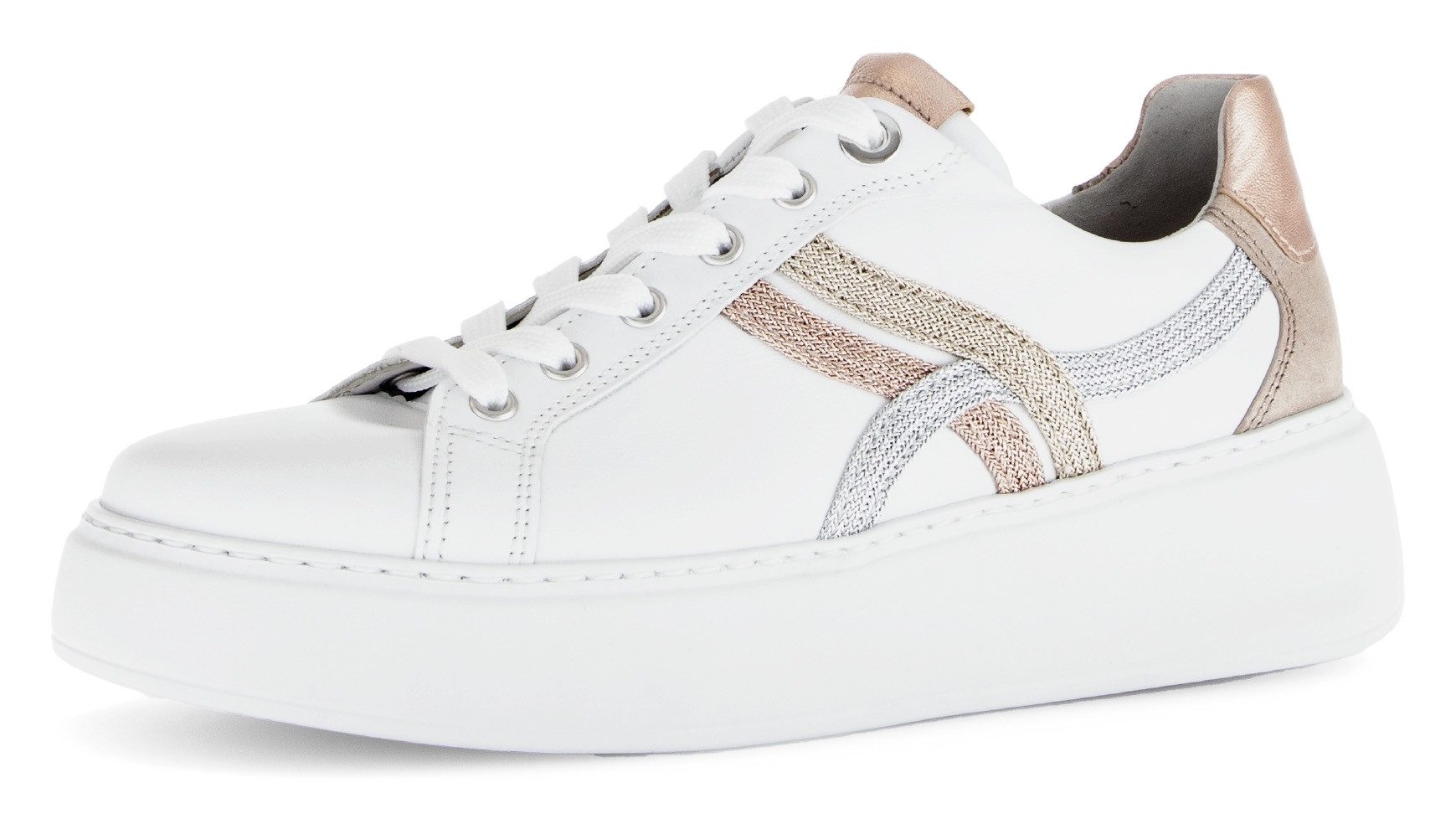 Gabor FLORENZ Plateausneaker, Freizeitschuh, Halbschuh, Schnürer, günstig online kaufen