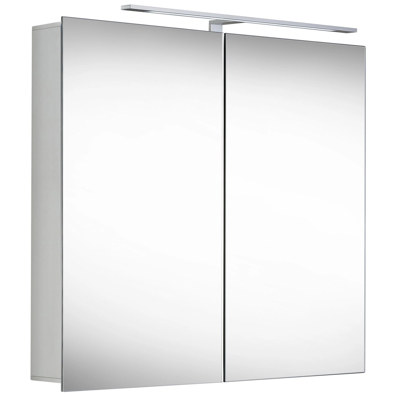 Megabad Profi Collection LED Spiegelschrank S80 Alu 100 günstig online kaufen