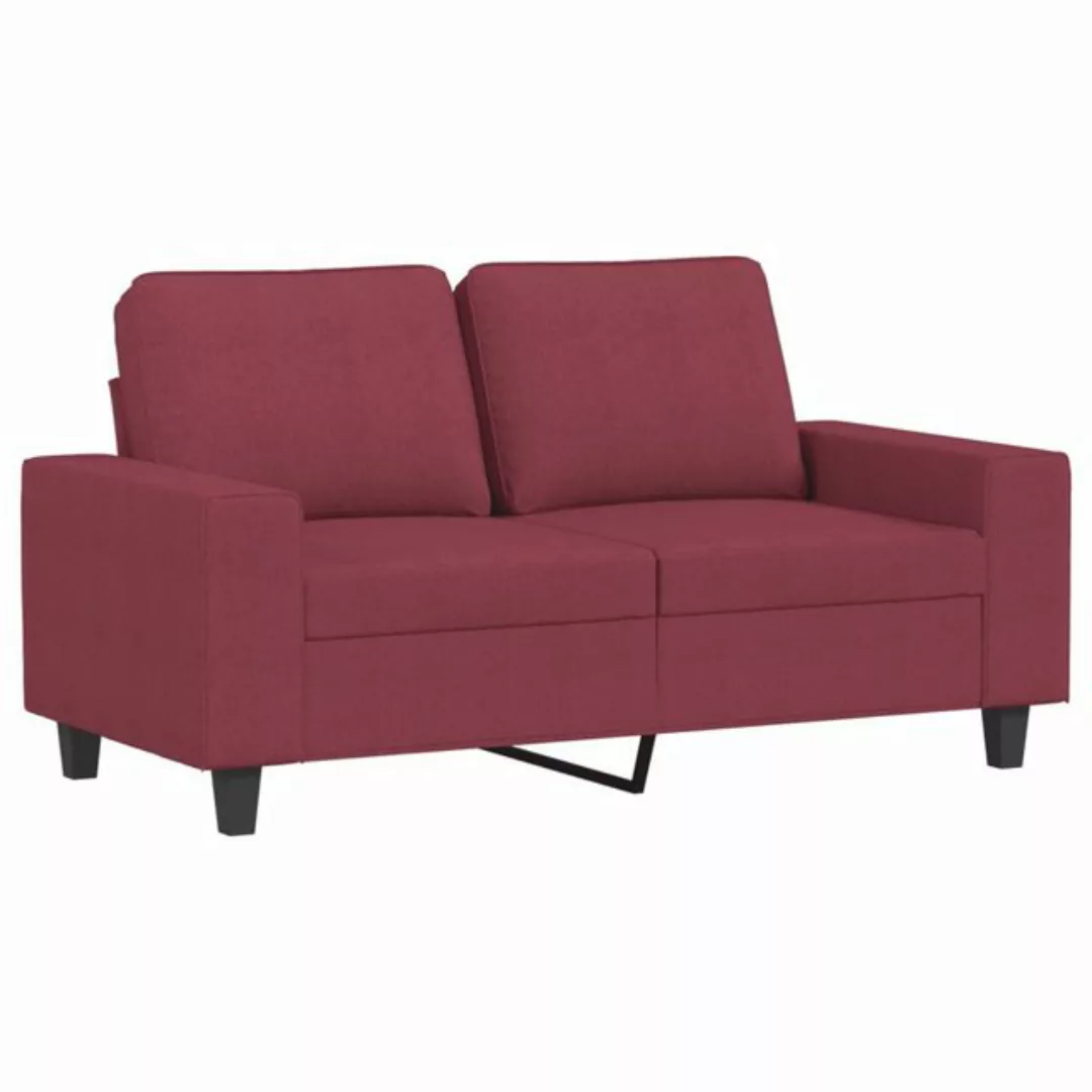 vidaXL Sofa, 2-Sitzer-Sofa Weinrot 120 cm Stoff günstig online kaufen