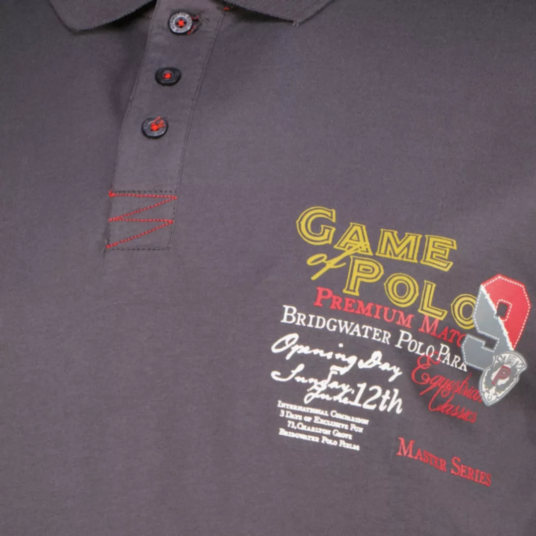 ADAMO Poloshirt mit Print günstig online kaufen