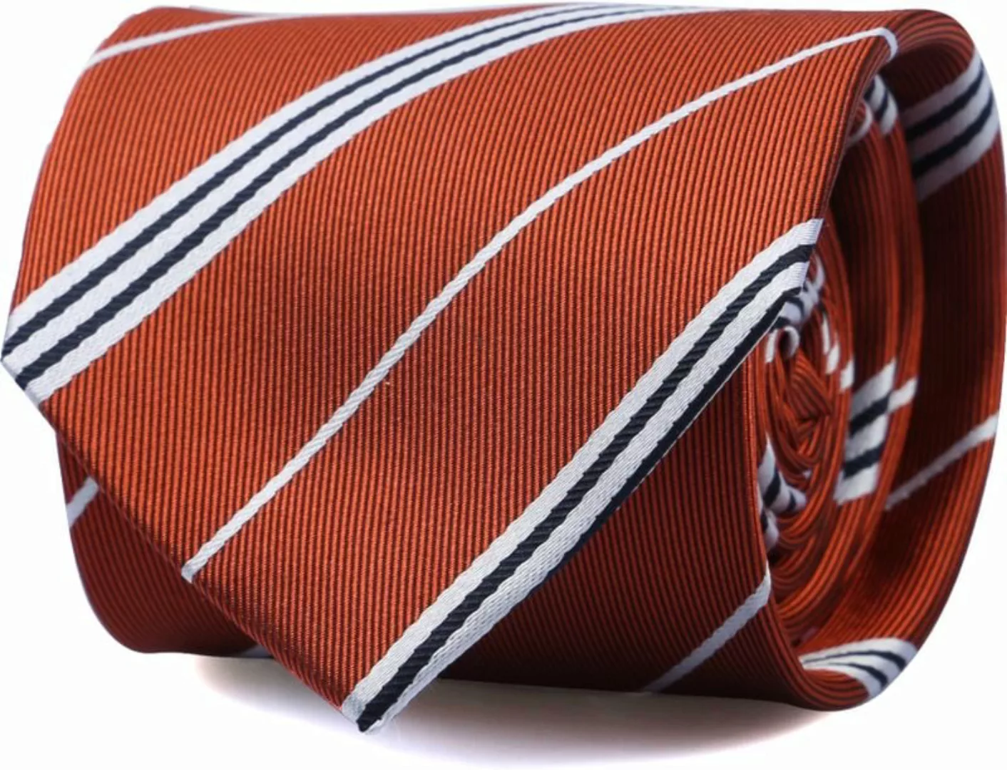 Suitable Krawatte Seide Streif Rot - günstig online kaufen