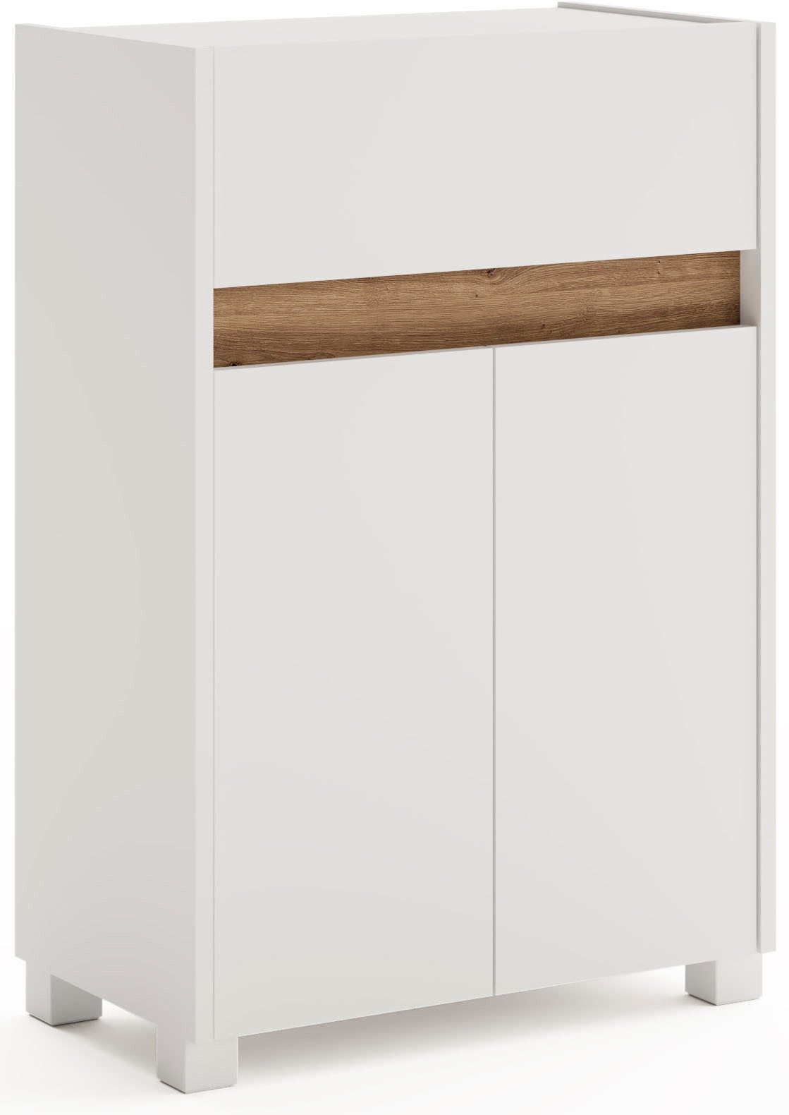 Schildmeyer Midischrank "Cosmo, Breite 56 cm", Grifflose Türöffnung, Traver günstig online kaufen