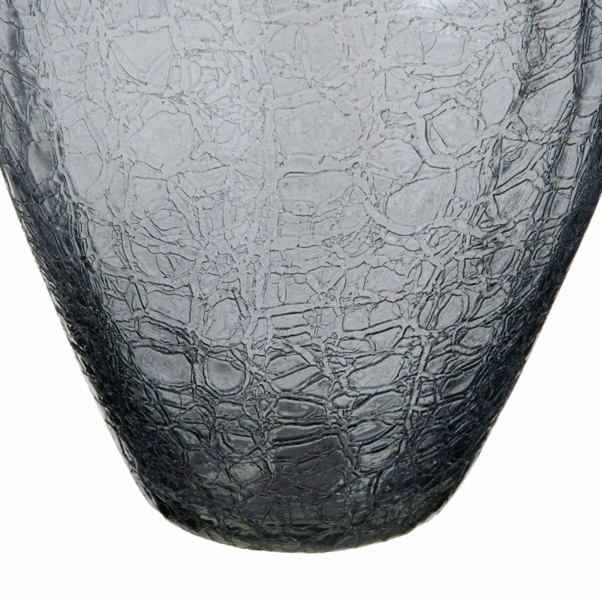 Vase Kristall Grau Metall Silber 20 X 20 X 30 Cm günstig online kaufen