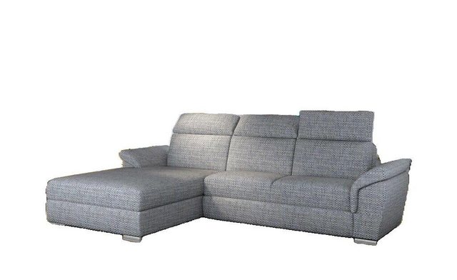 JVmoebel Ecksofa Graues L-Form Sofa Mit Bettfunktion Luxus Designer Ecksofa günstig online kaufen