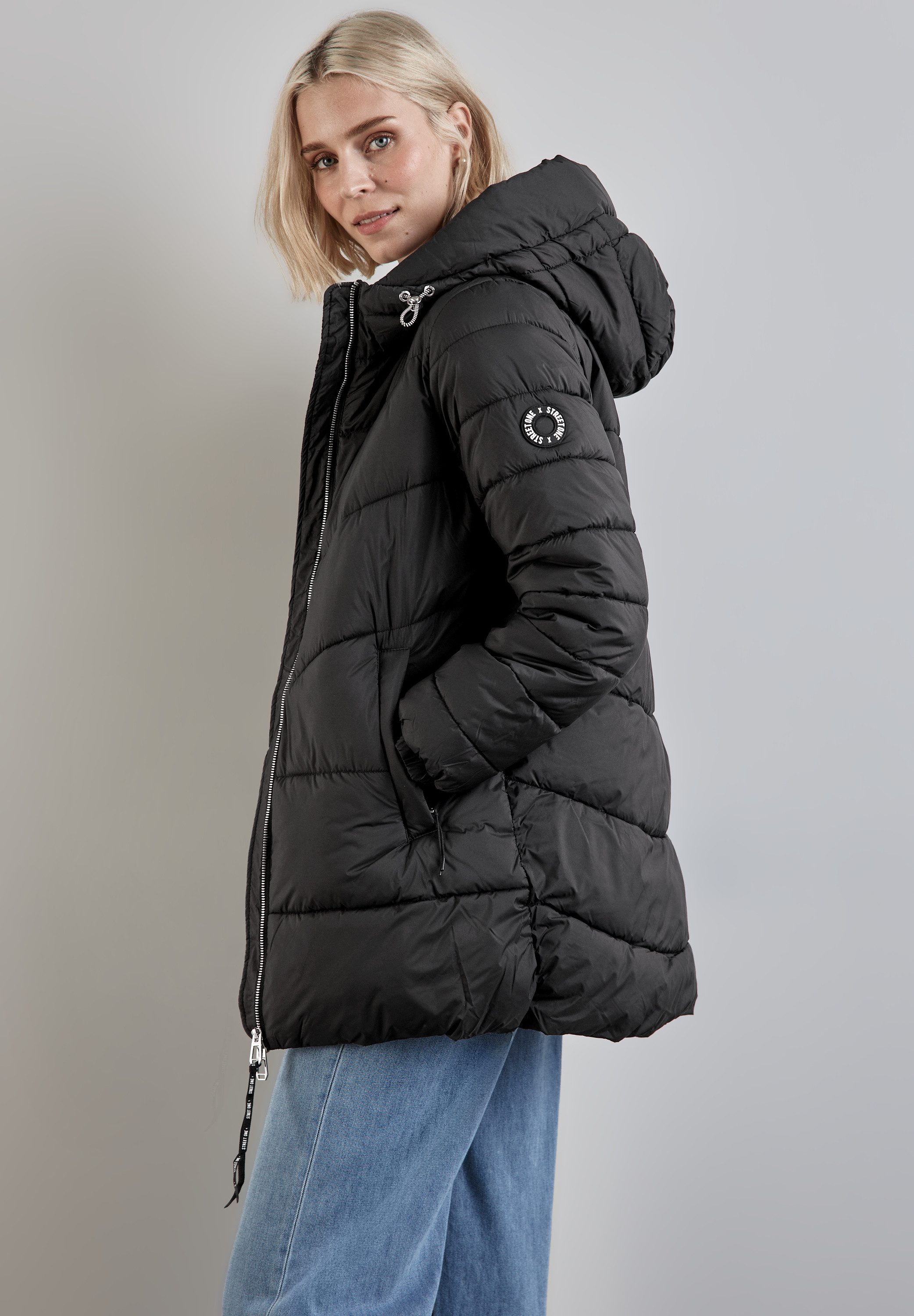 STREET ONE Steppjacke mit Kapuze günstig online kaufen