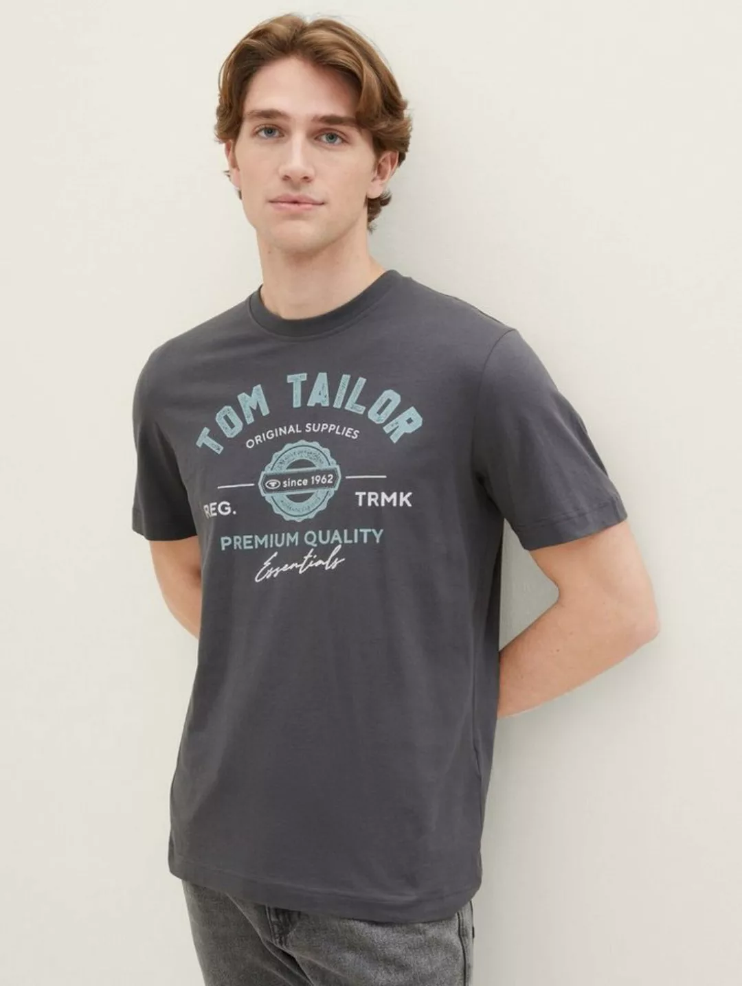 TOM TAILOR T-Shirt T-Shirt mit Logo Print günstig online kaufen