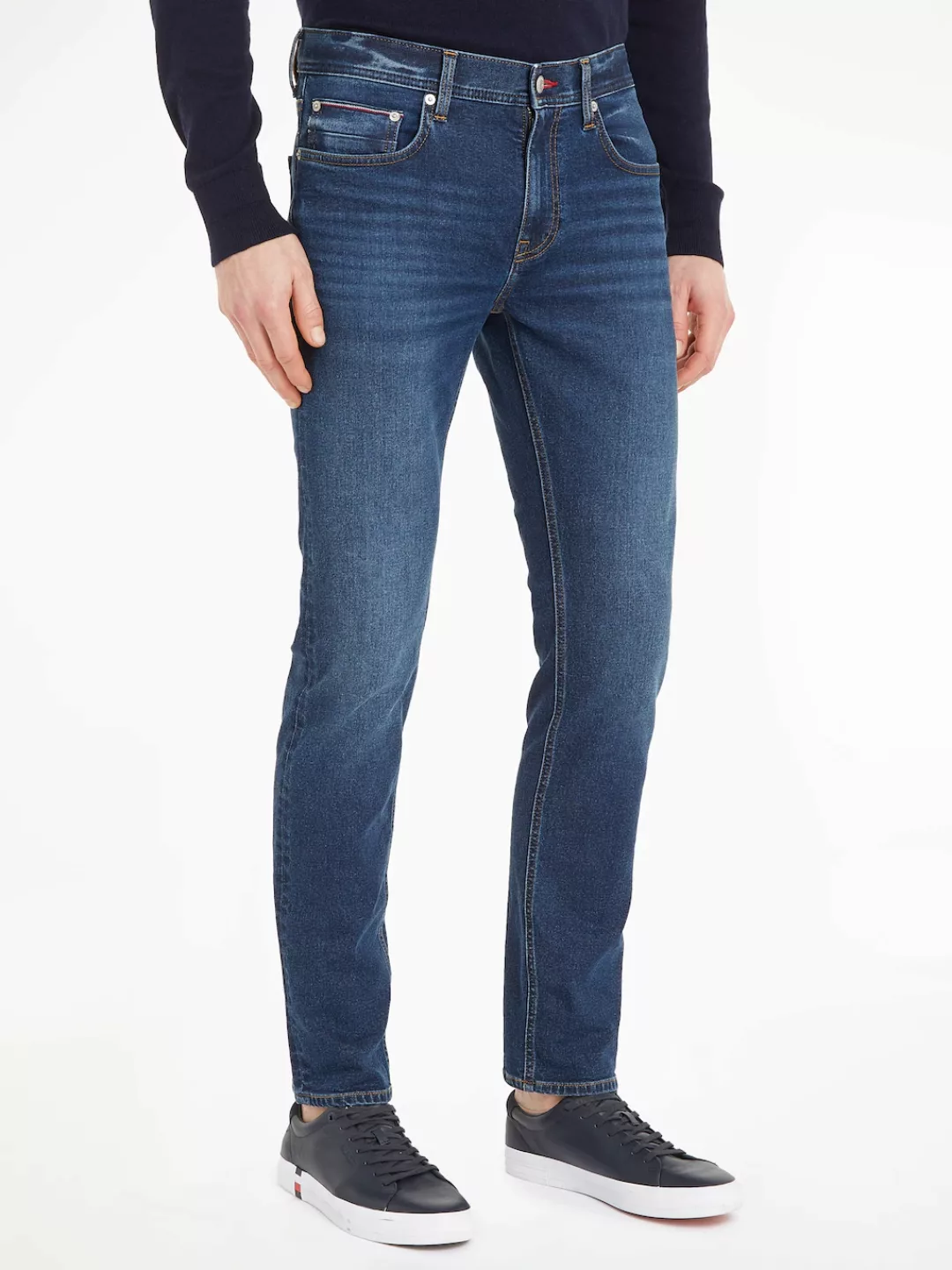 Tommy Hilfiger Straight-Jeans STRAIGHT DENTON STR CHARLES BLUE mit Tommy Hi günstig online kaufen