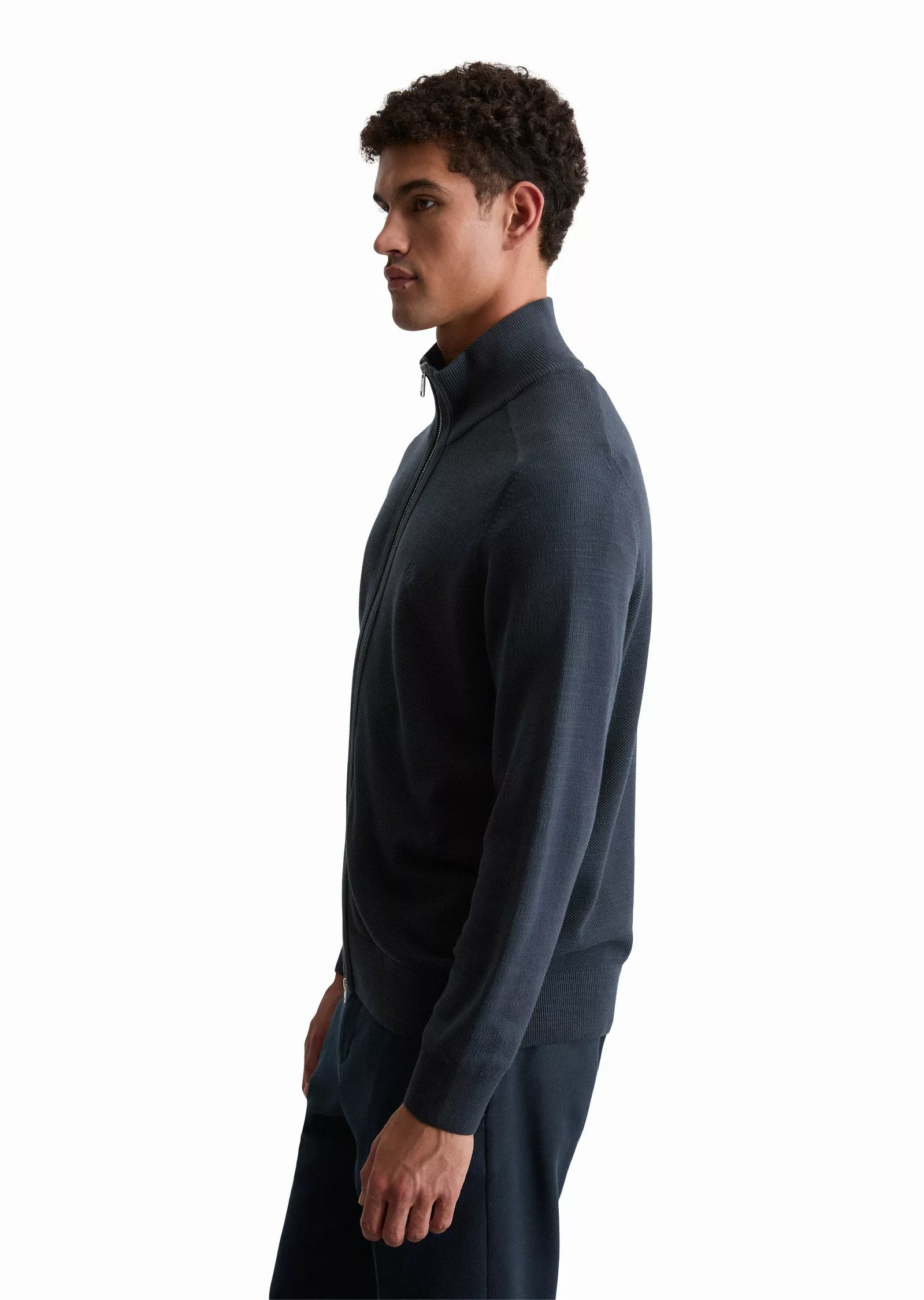 Marc O'Polo Cardigan aus feinem Bio-Baumwoll-Piqué günstig online kaufen