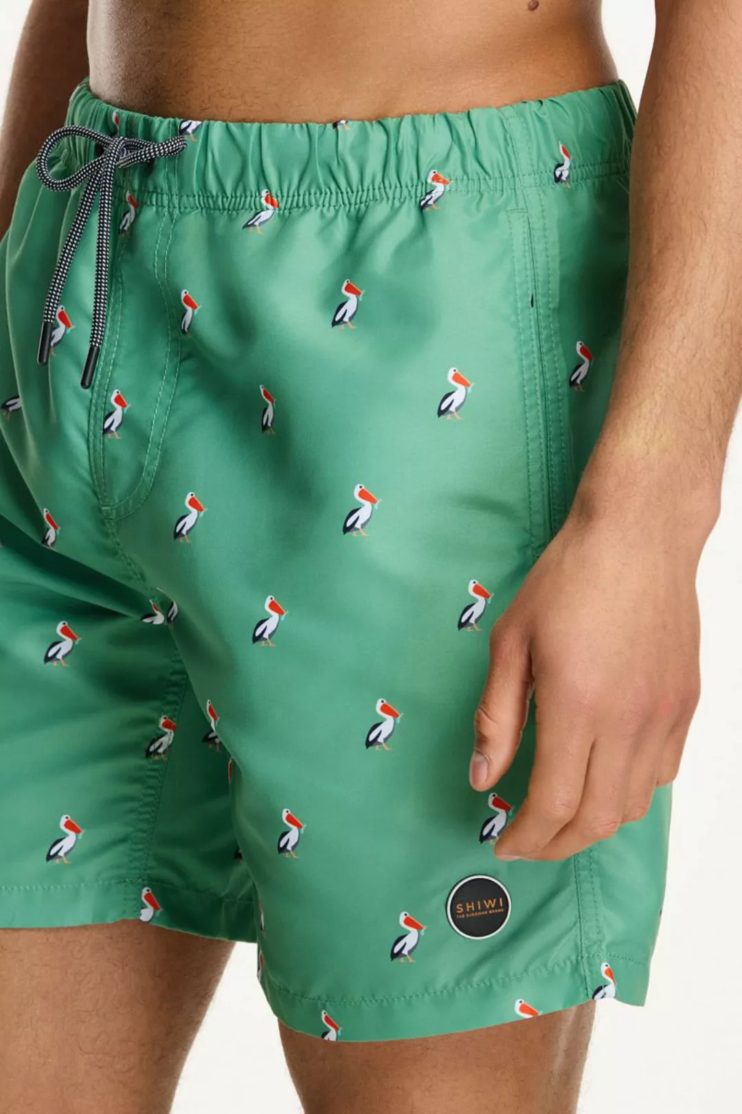 Shiwi Badeshorts Pelican Sage Grün - Größe L günstig online kaufen