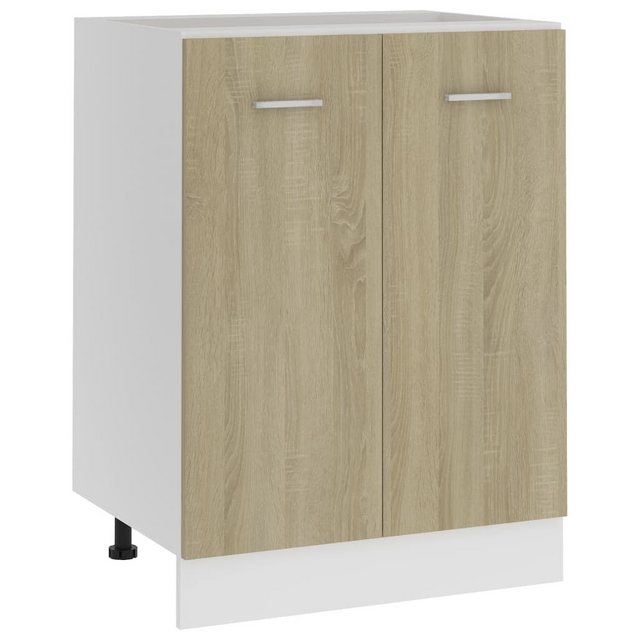 vidaXL Unterschrank Unterschrank Sonoma Eiche 60x46x81,5 cm Spanplatte günstig online kaufen