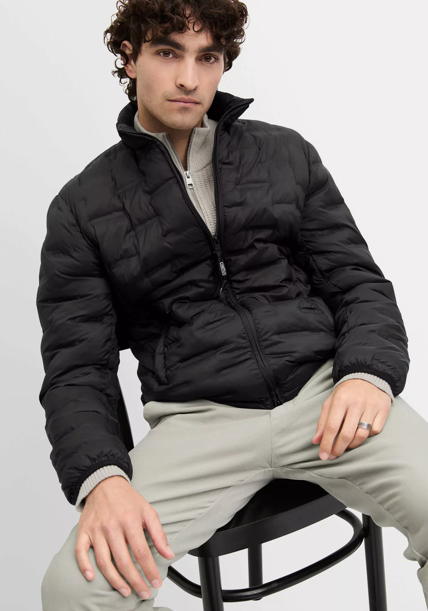 Cinque Steppjacke "CISURF", ohne Kapuze, regular fit, mit Stehkragen günstig online kaufen