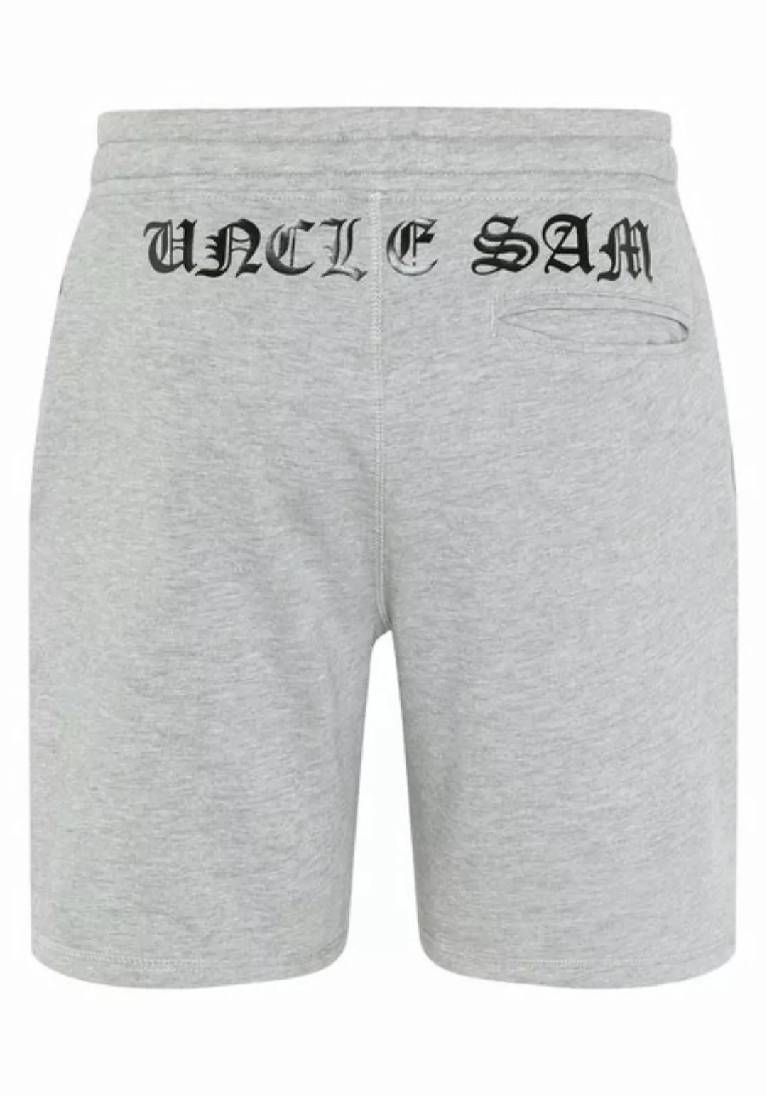 Uncle Sam Sweatshorts im charakteristischen Label-Look günstig online kaufen