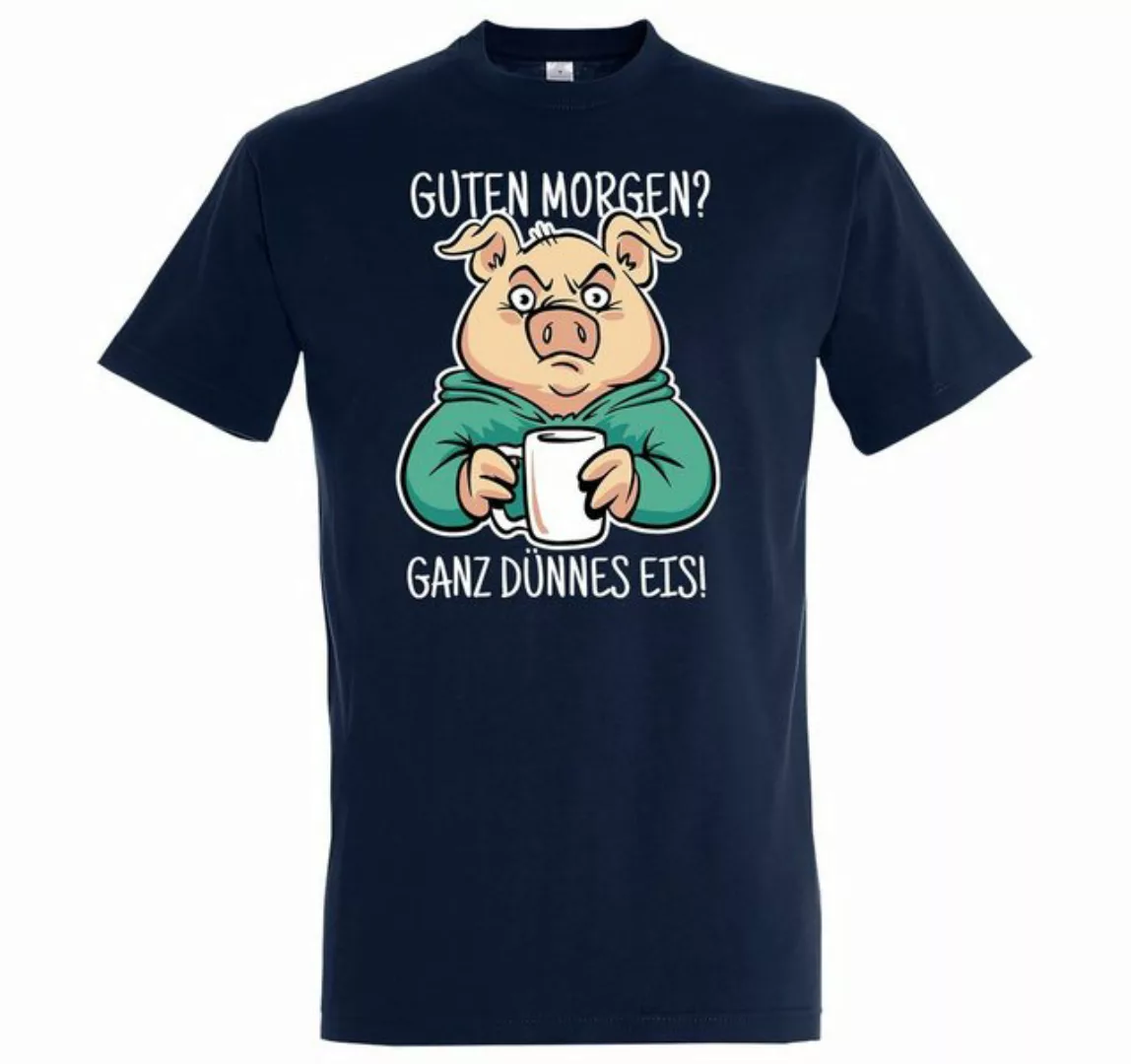 Youth Designz T-Shirt "Guten Morgen? Ganz Dünnes Eis!" Herren Shirt mit lus günstig online kaufen