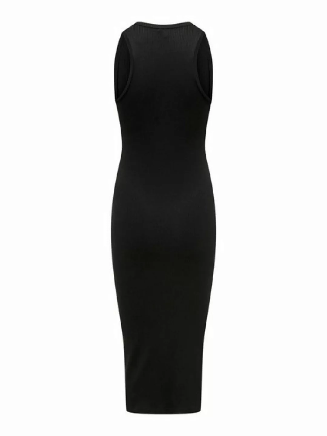 ONLY Shirtkleid Figurbetontes Bodycon-Kleid Geripptes Midi Dress Ärmellos ( günstig online kaufen