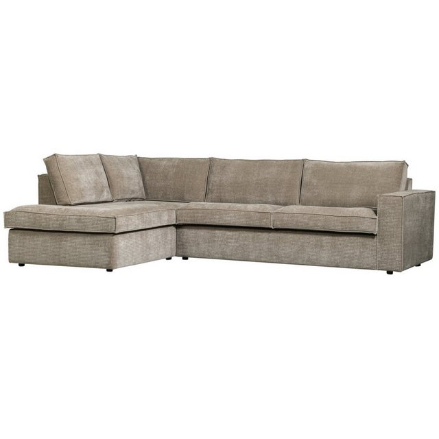 Basiclabel Ecksofa Hajo mit Cordbezug Links günstig online kaufen