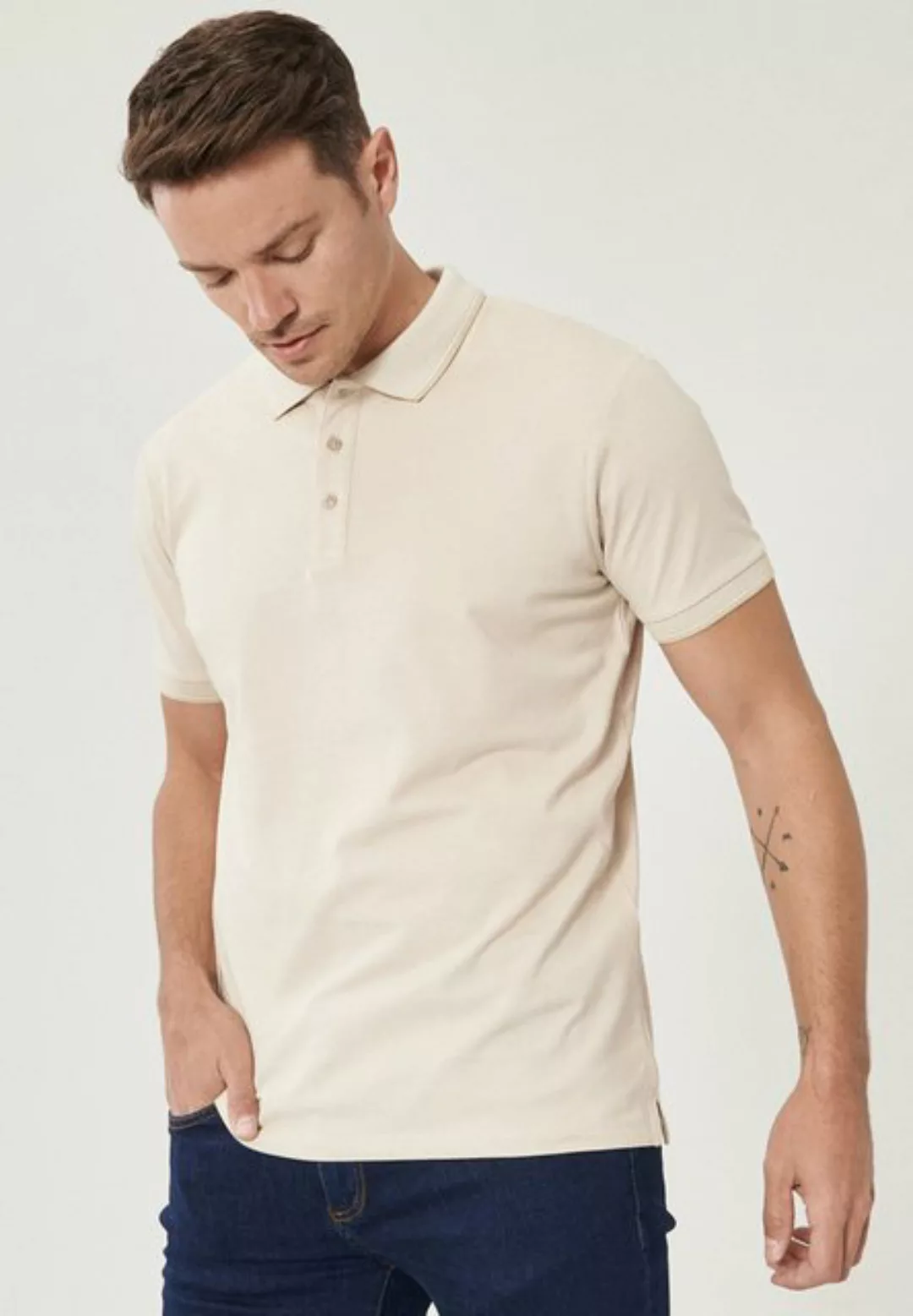 AC&Co Poloshirt AC&CO Poloshirt Männlich Slim Fit günstig online kaufen