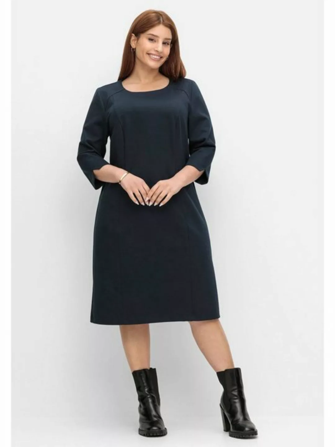 Sheego Jerseykleid Große Größen in Petite Passform günstig online kaufen
