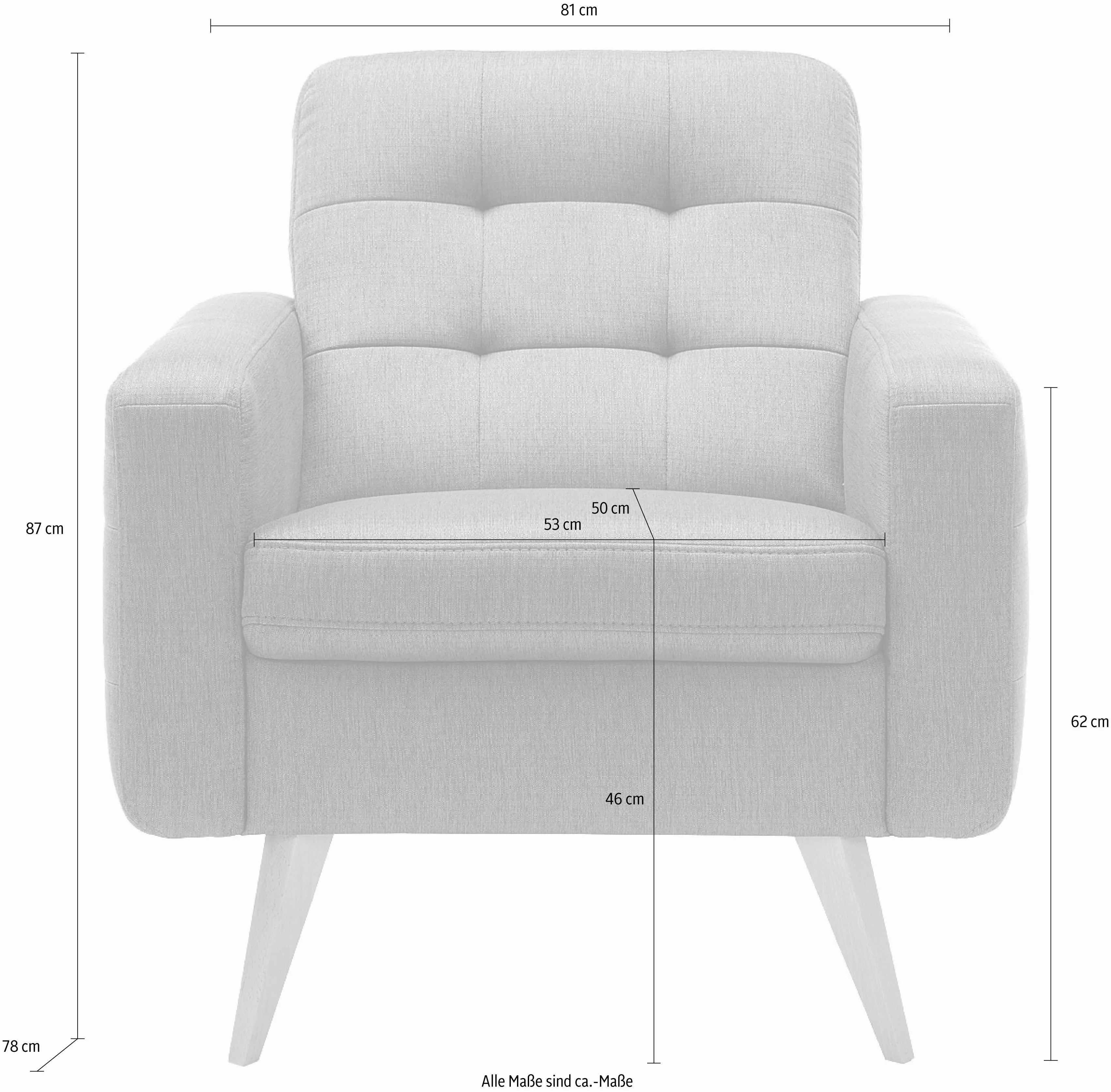 exxpo - sofa fashion Sessel "Nappa, Loungesessel" günstig online kaufen