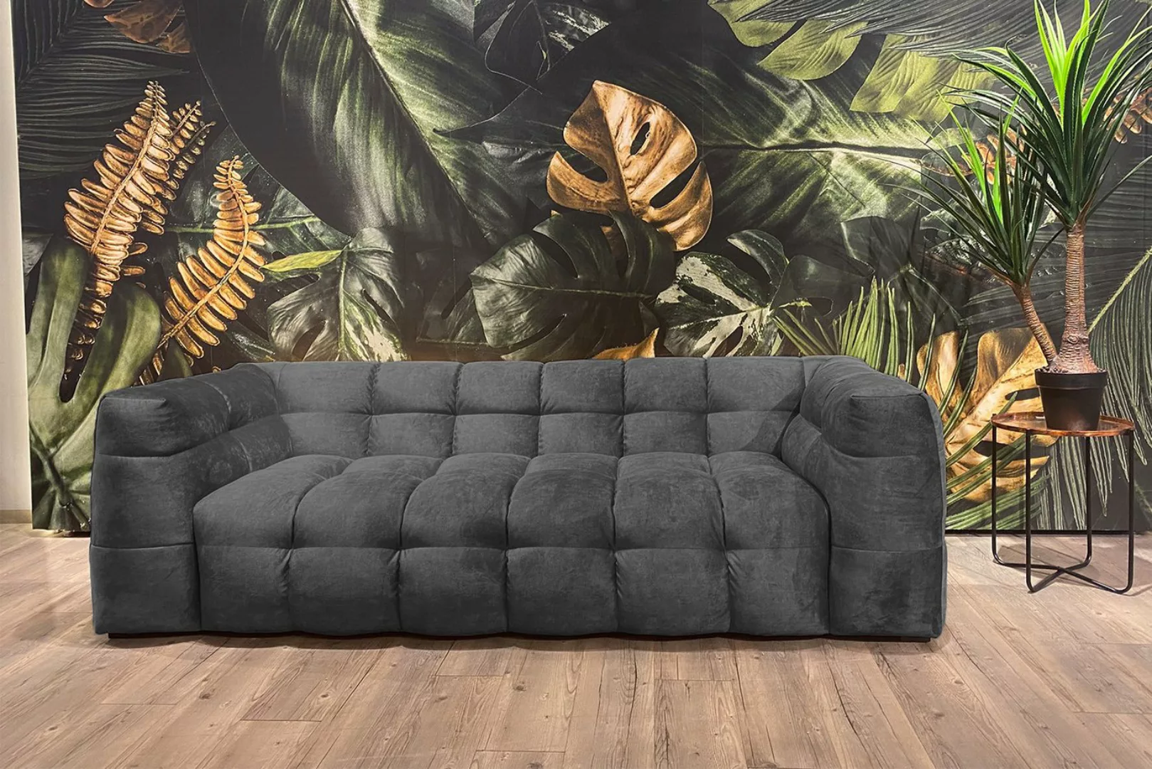 KAWOLA Sofa ROSARIO, Couch Velvet verschiedene Größen und verschiedene Farb günstig online kaufen