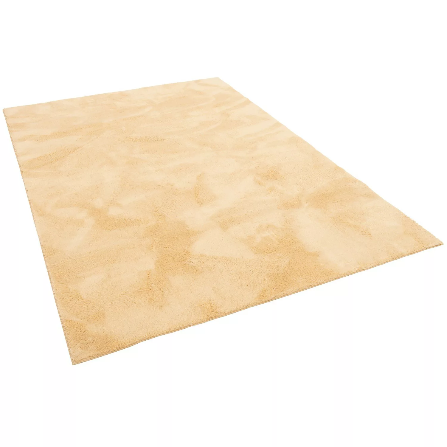 Pergamon Luxus Super Soft Fellteppich Pearl Gelb 160x230cm günstig online kaufen