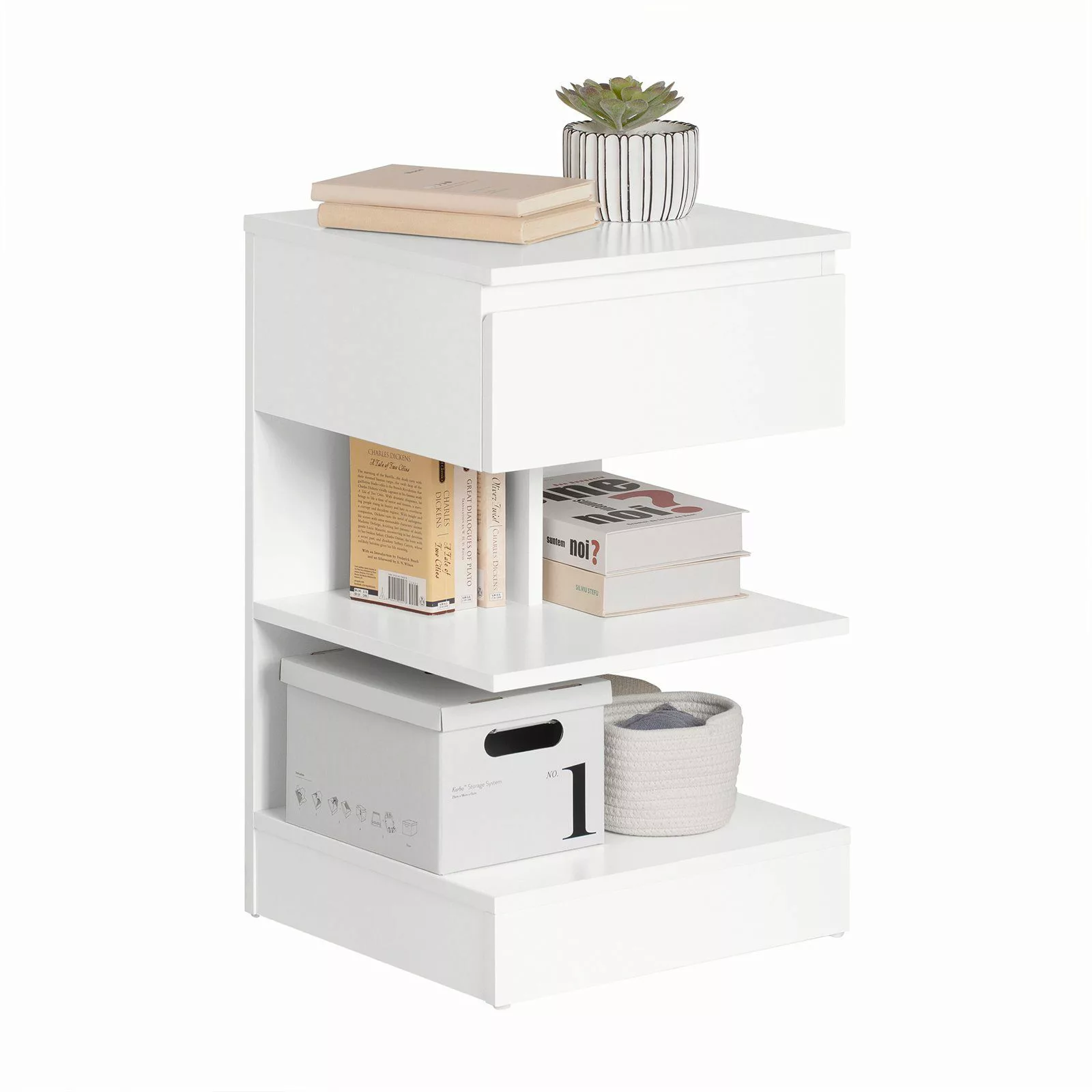 SoBuy Nachttisch FBT49, (1-St), Beistelltisch mit günstig online kaufen