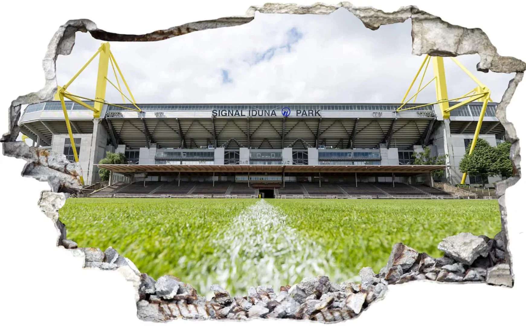 Wall-Art Wandtattoo »Borussia Dortmund BVB Signal Iduna« günstig online kaufen