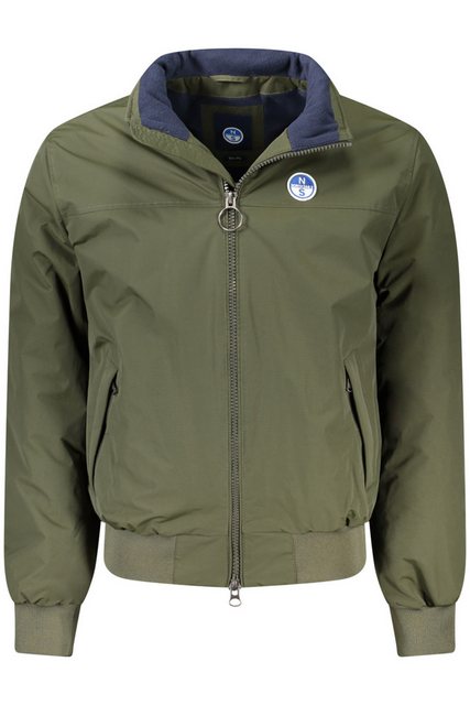 North Sails Outdoorjacke Herrenjacke aus recyceltem Material in Grün mit Fl günstig online kaufen