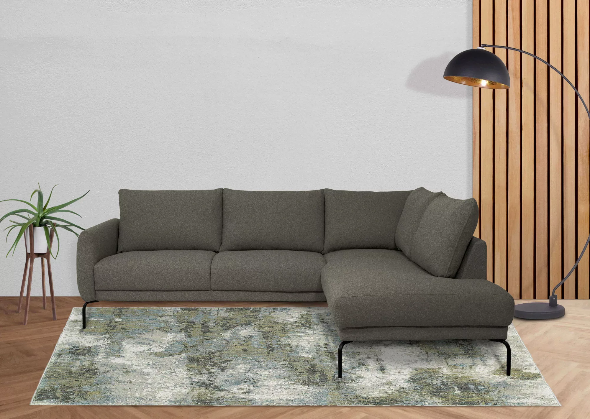 Places of Style Ecksofa "Calvera Breite 258 cm, L-Form," günstig online kaufen