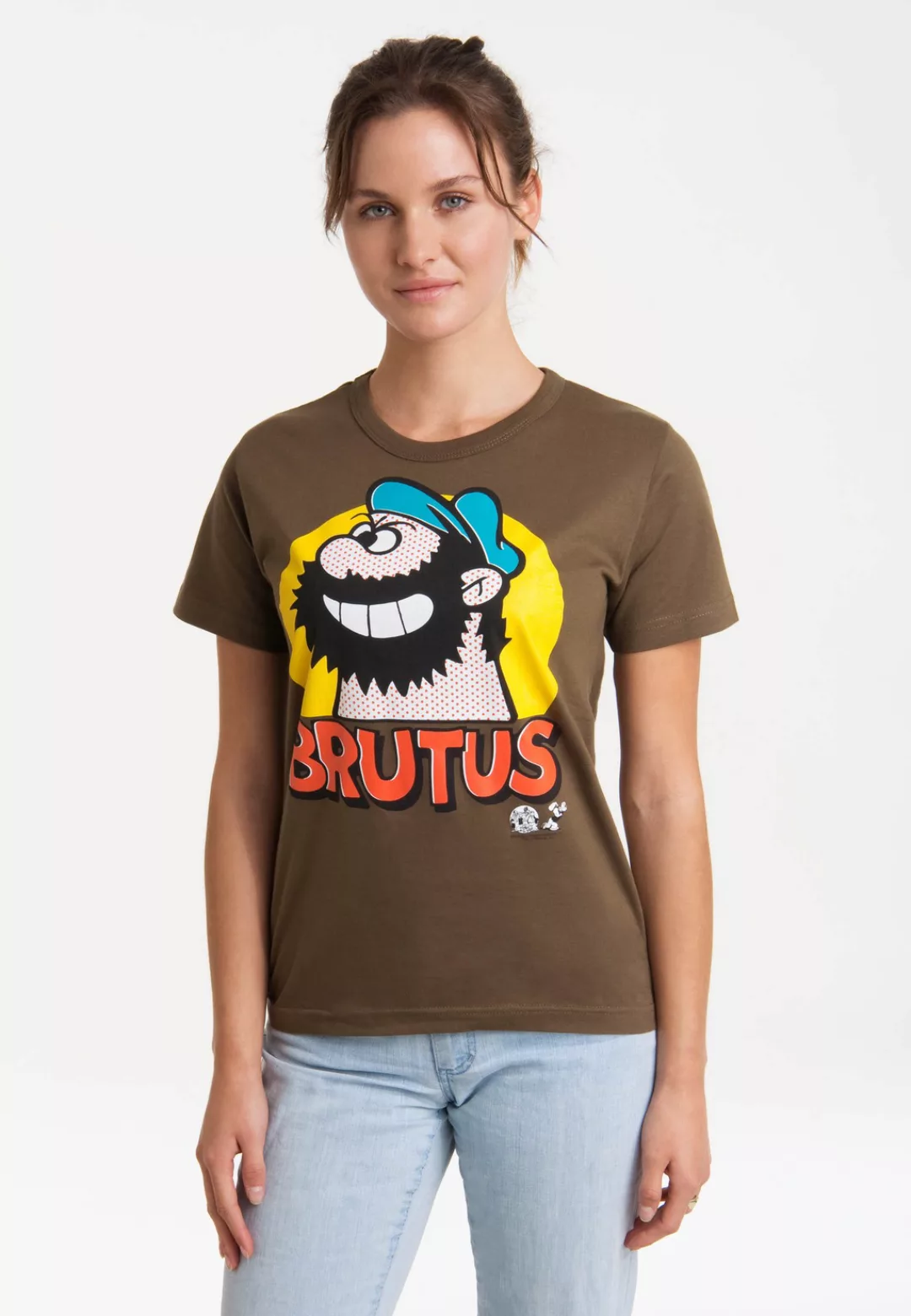 LOGOSHIRT T-Shirt "Popeye - Bluto Popart" günstig online kaufen