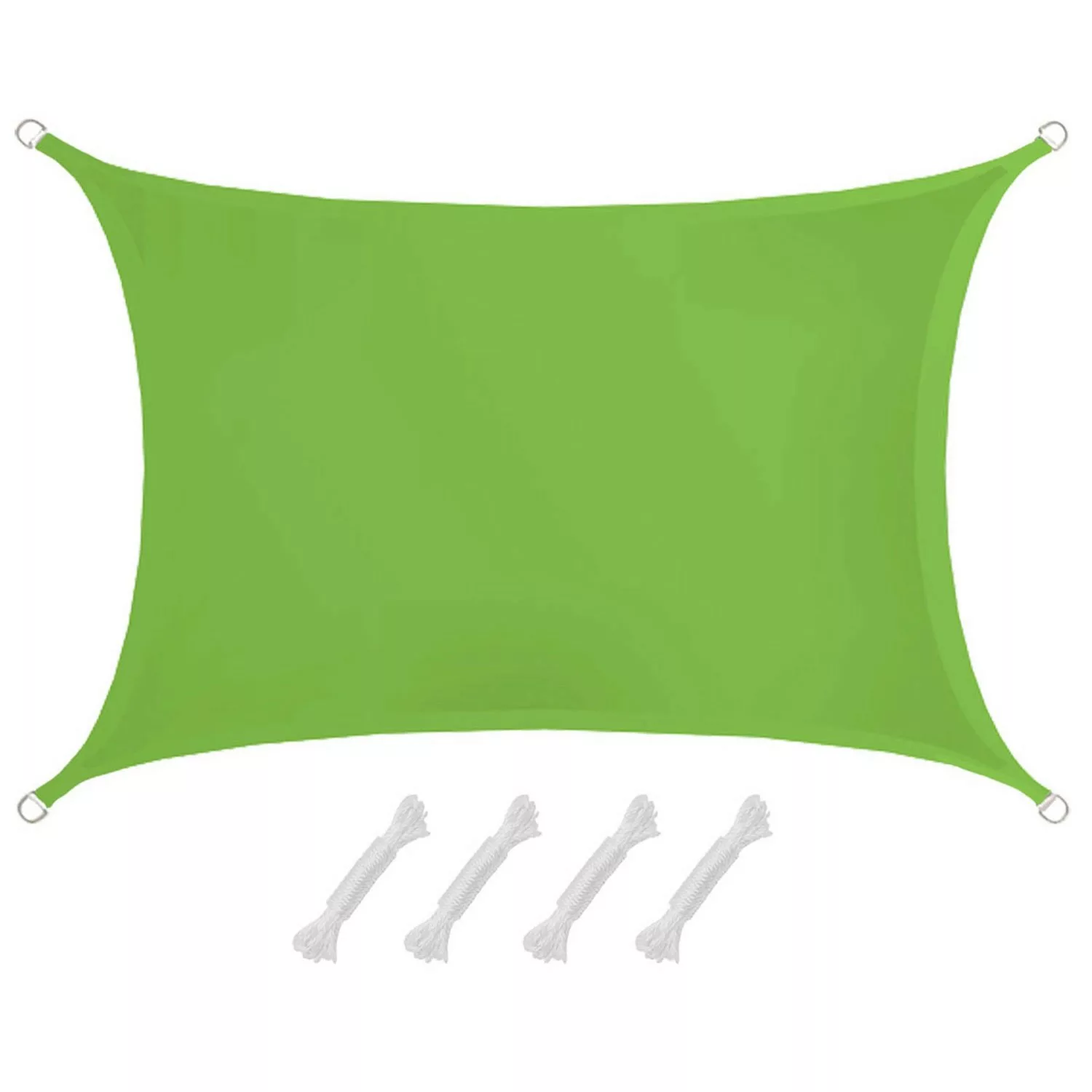 AMANKA Sonnensegel Kalahari Hellgrün 3x2m Polyester günstig online kaufen