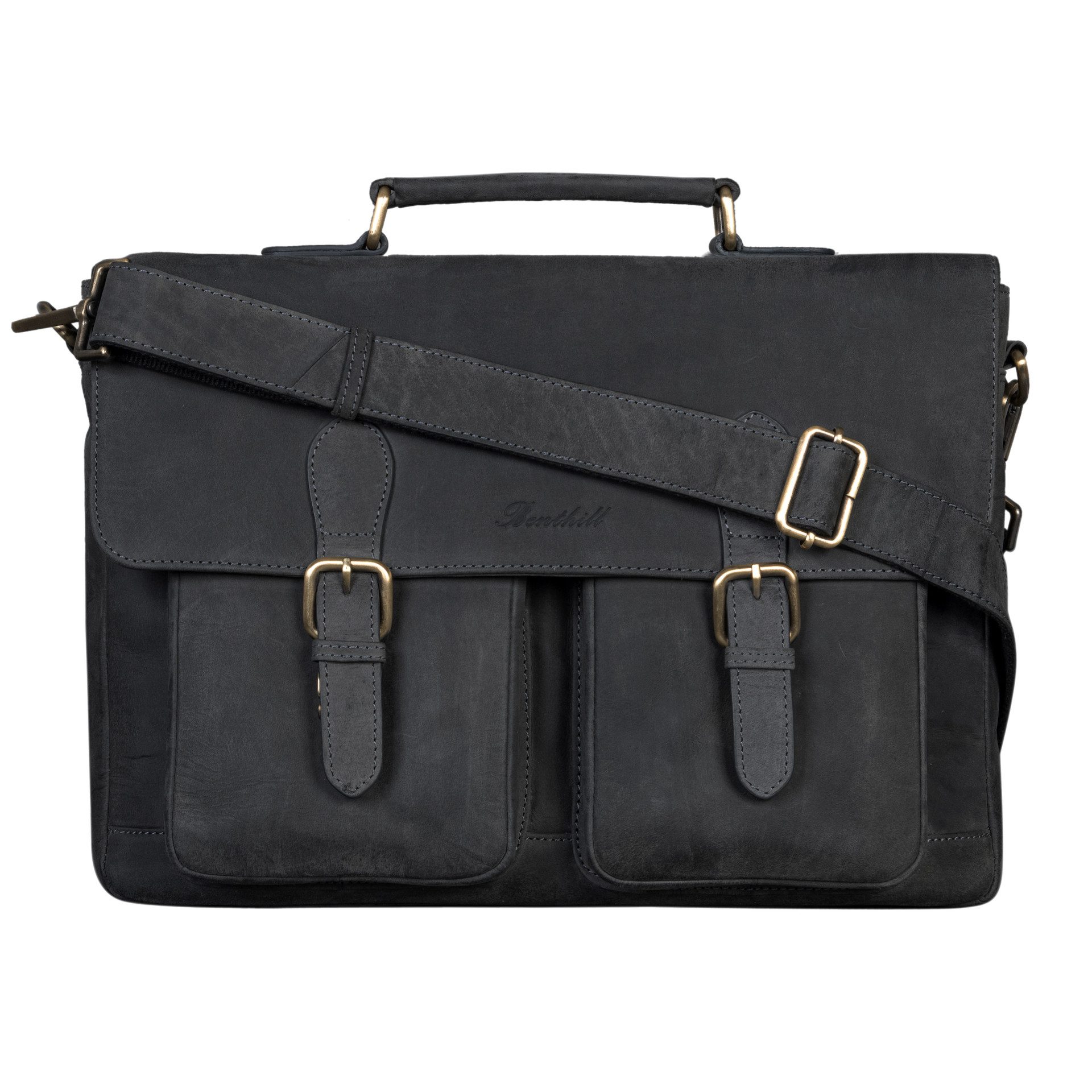 Benthill Aktentasche Echt Leder Laptoptasche Notebooktasche günstig online kaufen