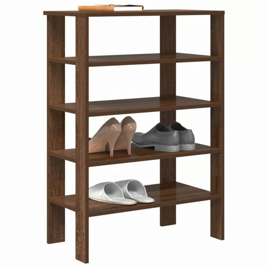 vidaXL Schuhschrank Schuhregal Braun Eichen-Optik 61x32x87,5 cm Holzwerksto günstig online kaufen