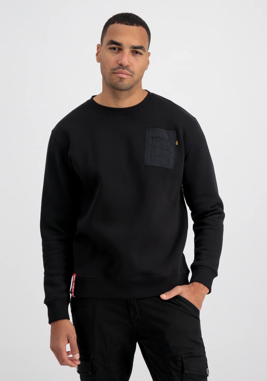 Alpha Industries Sweater "Alpha Industries Men - Sweatshirts Nylon Pocket S günstig online kaufen