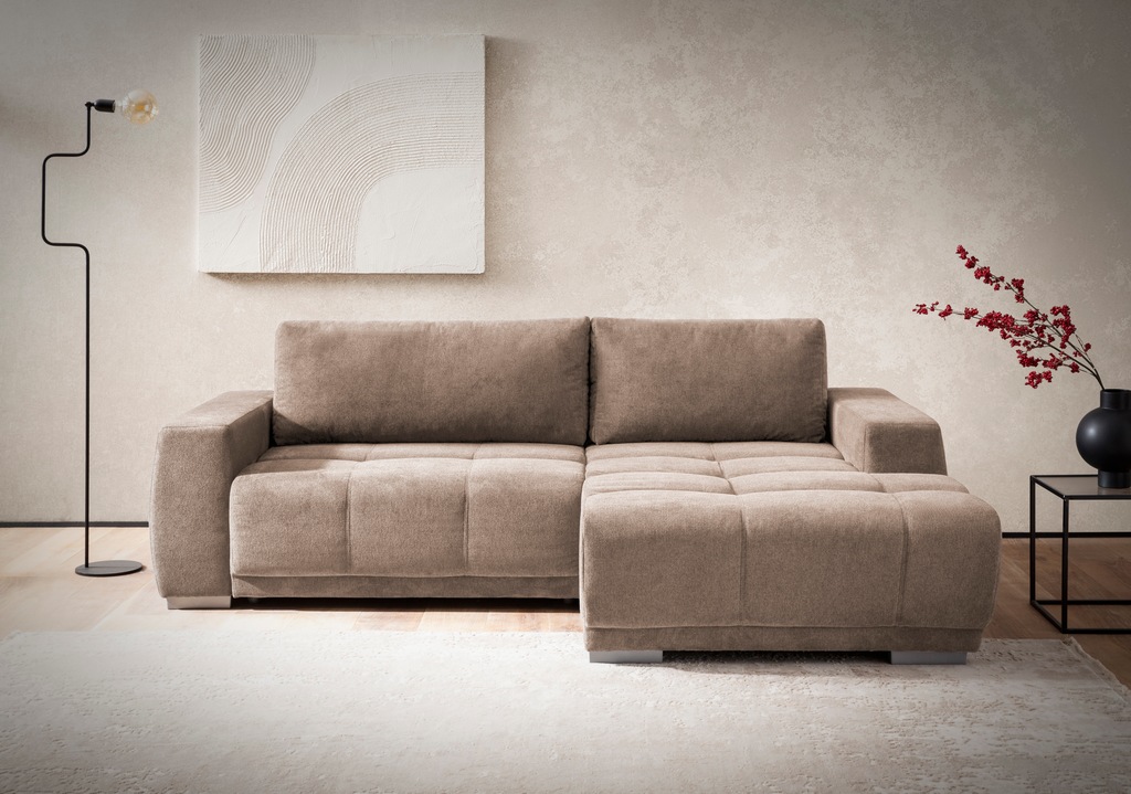 INOSIGN Ecksofa "Bolero L-Form", wahlweise mit Bettfunktion & Bettkasten günstig online kaufen