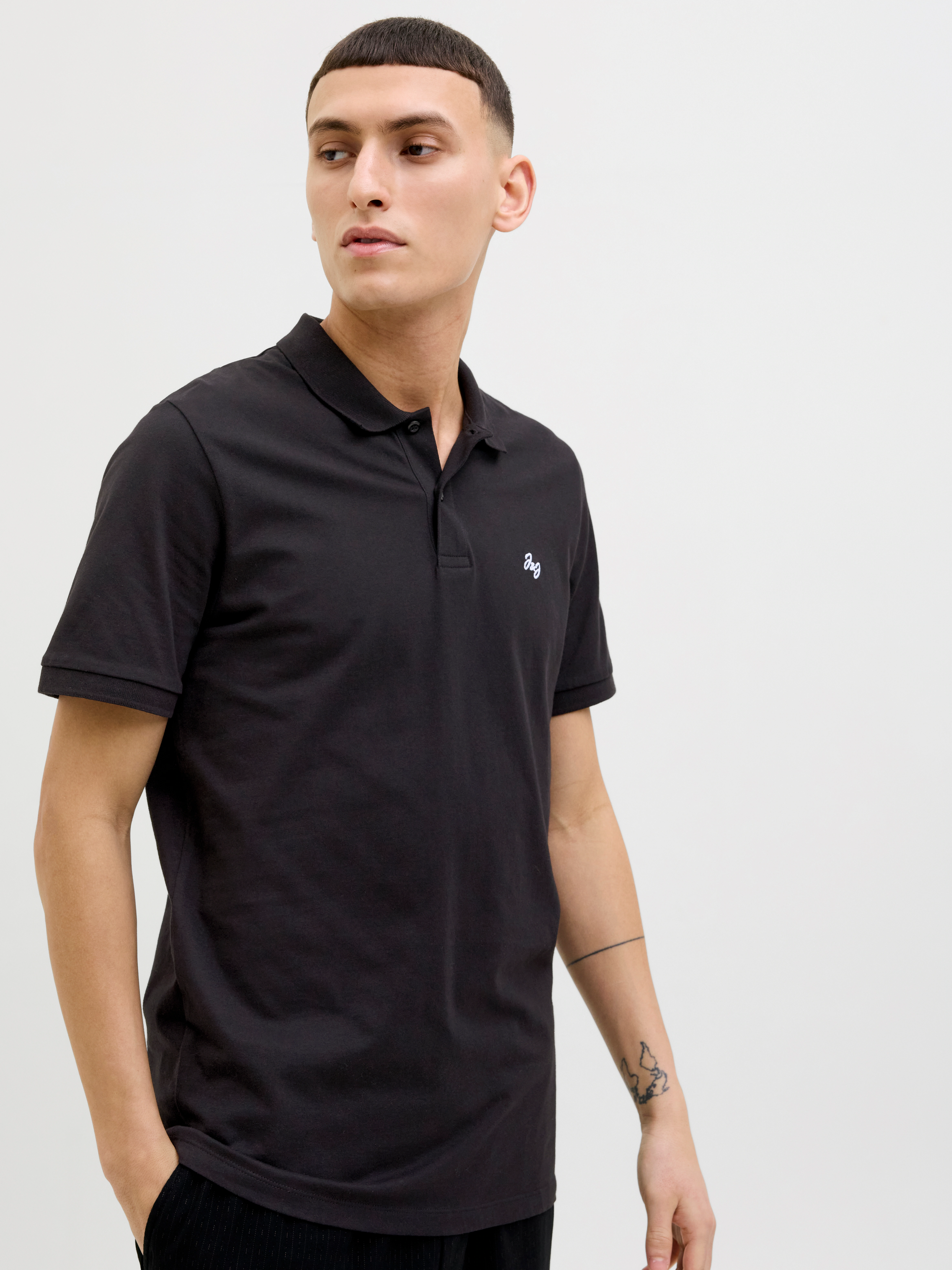 Jack & Jones Poloshirt "JJEJERSEY LOGO POLO SS SN", mit Logo Stickerei günstig online kaufen