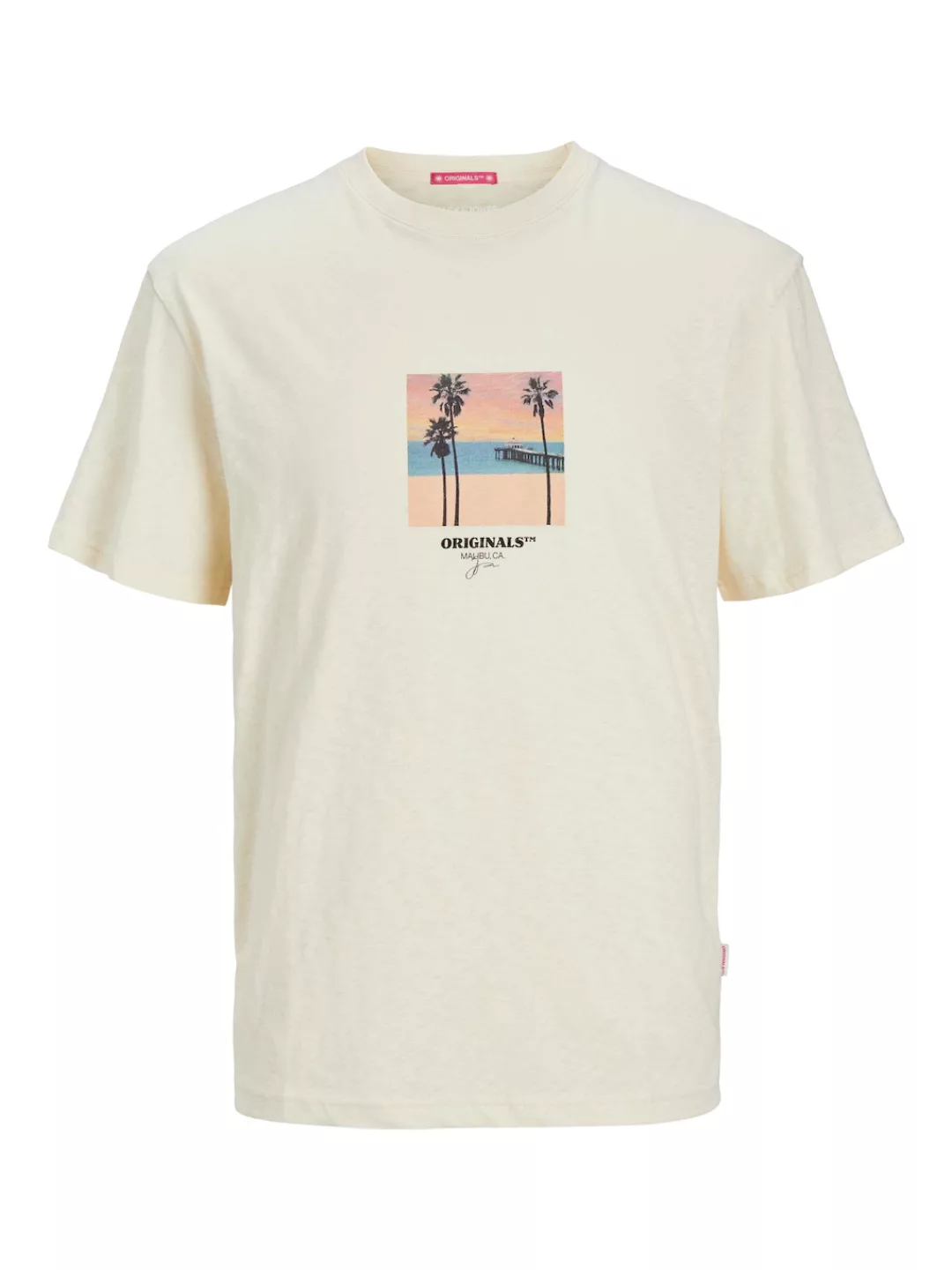 Jack & Jones T-Shirt "JORARUBA SMALL PHOTO TEE SS CREW NECK" günstig online kaufen