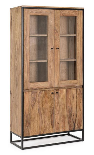 Bizzotto Vitrine Vitrine Nartan aus Sheesham-Holz, 88 cm günstig online kaufen