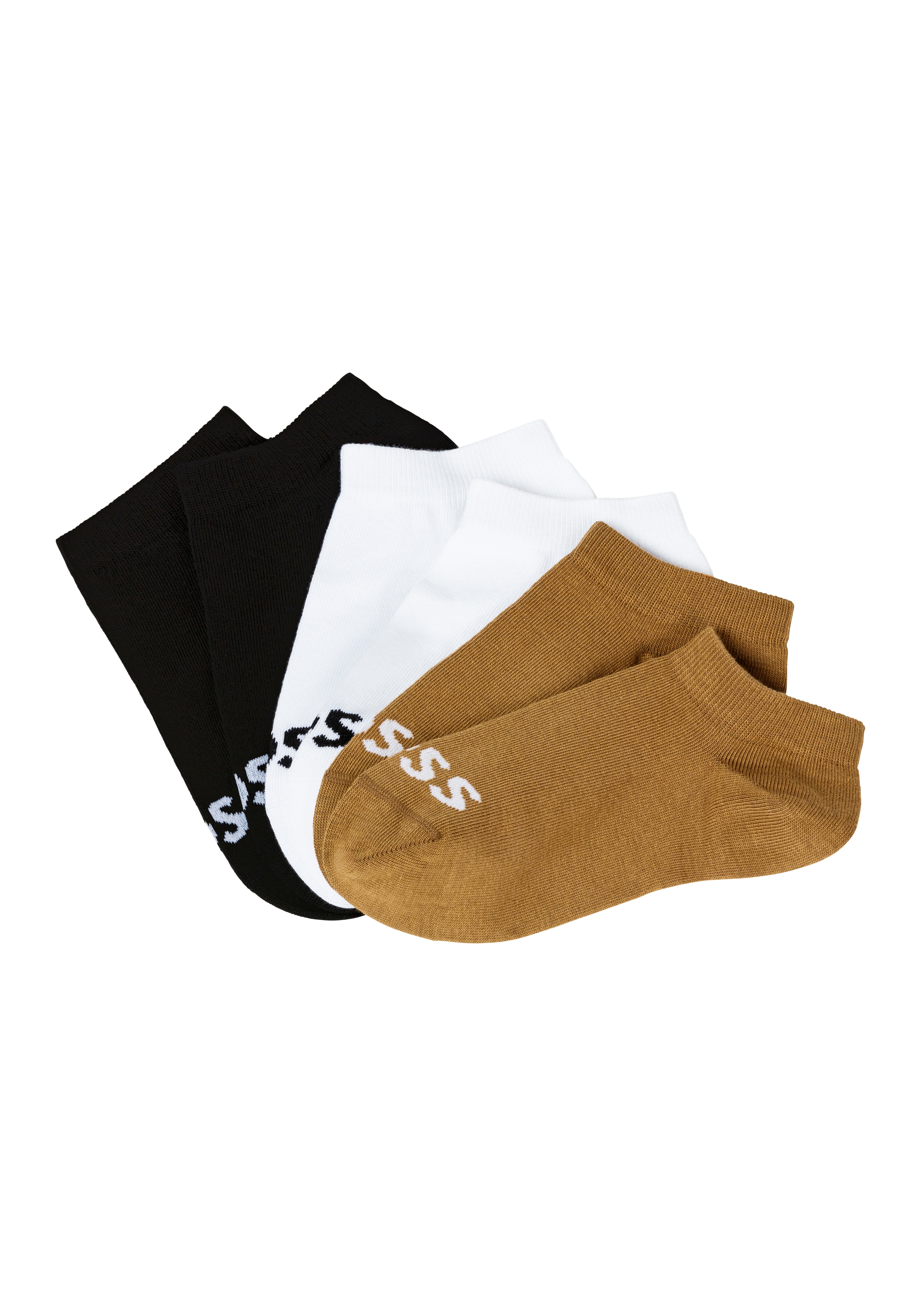 BOSS Sneakersocken "3P AS Logo CC W", (Packung, 3 Paar, 3er), mit BOSS Logo günstig online kaufen