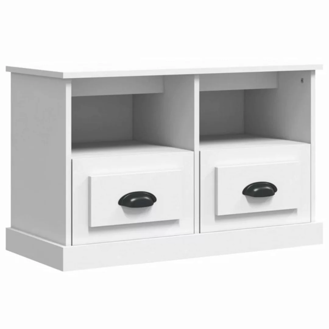 vidaXL TV-Schrank TV-Schrank Weiß 80x35x50 cm Spanplatte günstig online kaufen