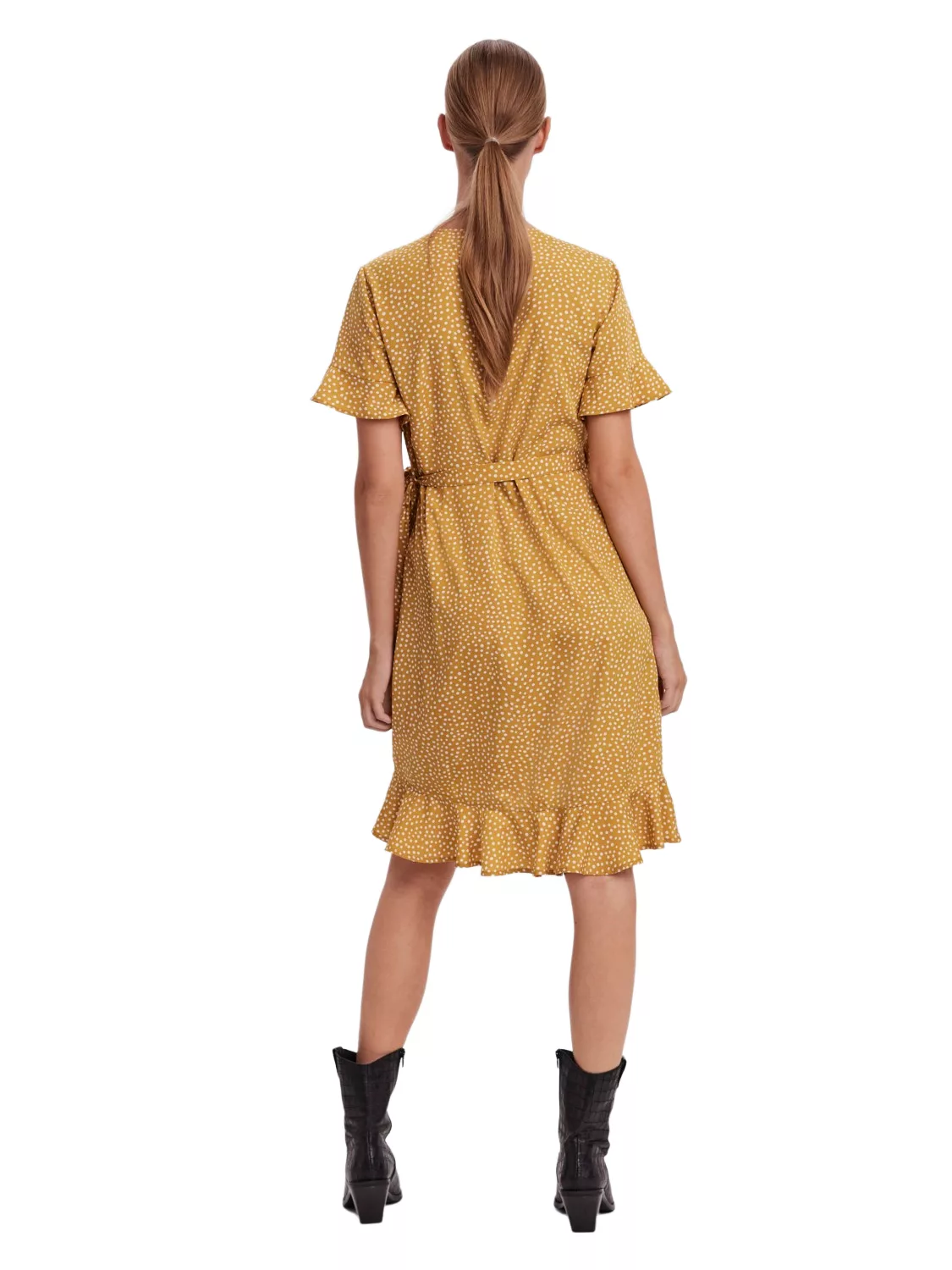 Vero Moda Damen Kleid VMHENNA WRAP Regular Fit günstig online kaufen