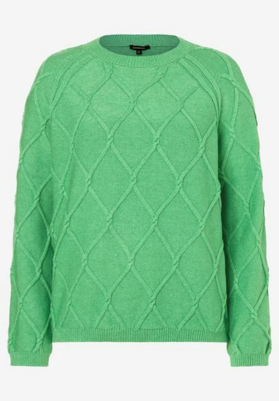 Pullover mit Rautenstruktur, soft warm green, Frühjahrs-Kollektion günstig online kaufen