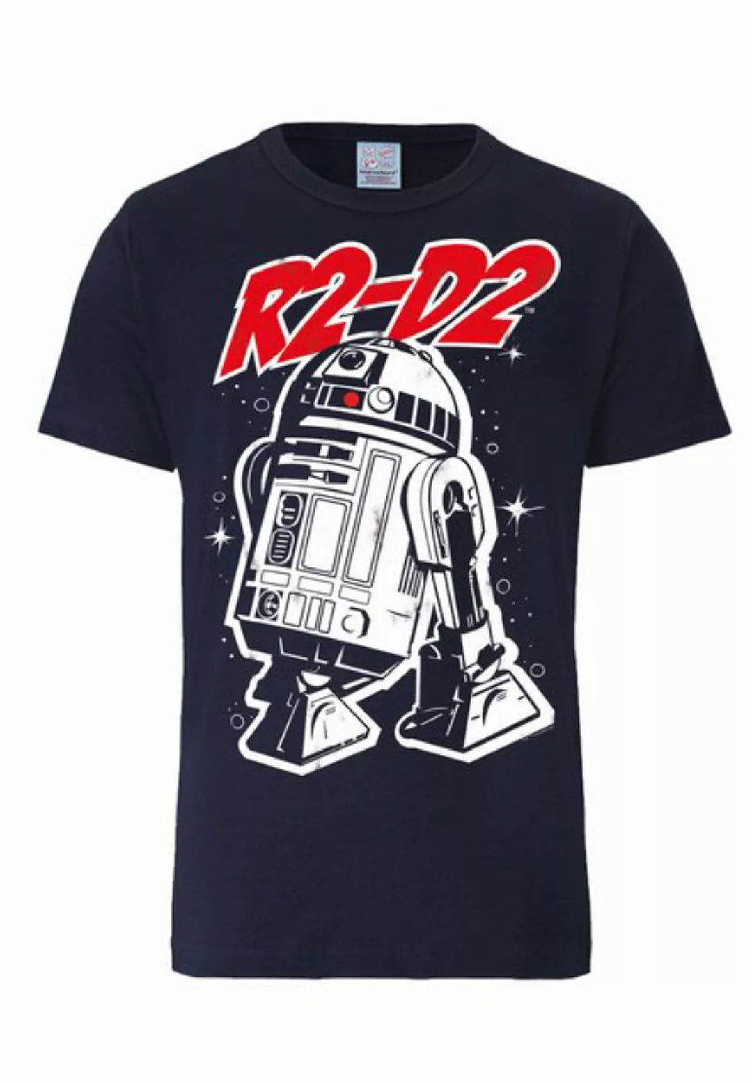 LOGOSHIRT T-Shirt "R2-D2", mit coolem Frontmotiv günstig online kaufen