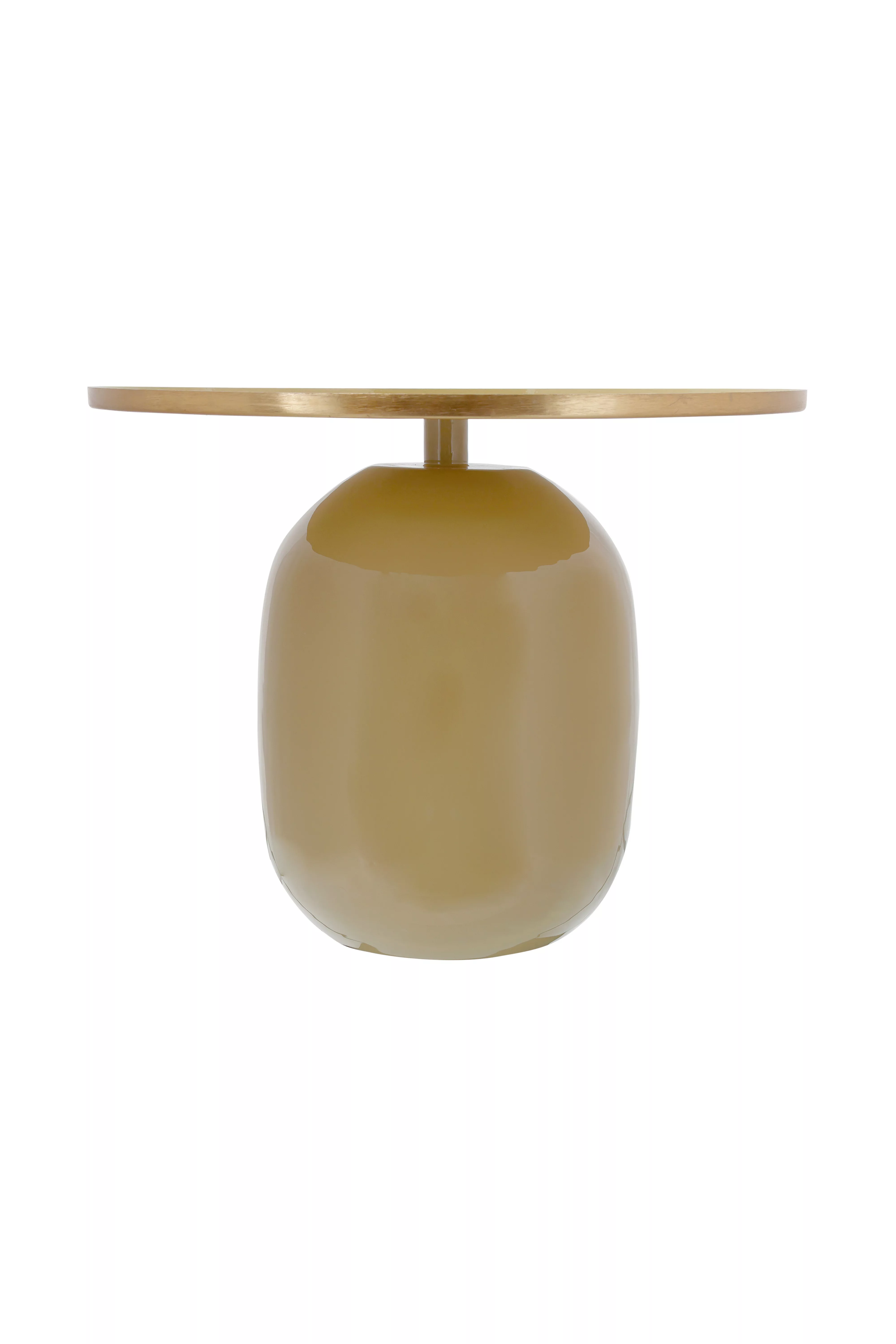 Kayoom Beistelltisch Art Deco 525 Hellkhaki / Gold günstig online kaufen