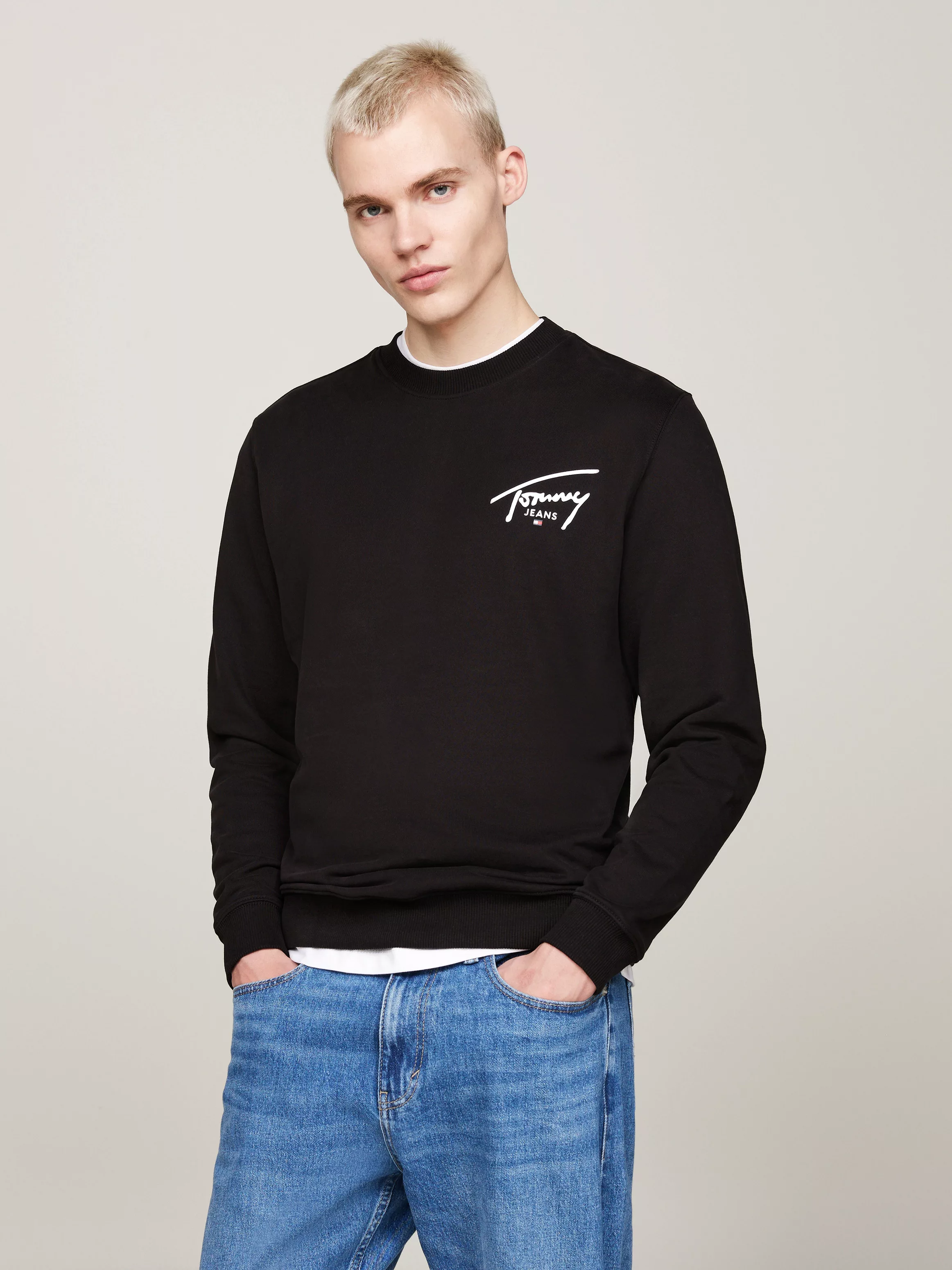 Tommy Jeans Plus Sweater "TJM REG ENTRY GRAPHIC CREW EXT", Große Größen mit günstig online kaufen