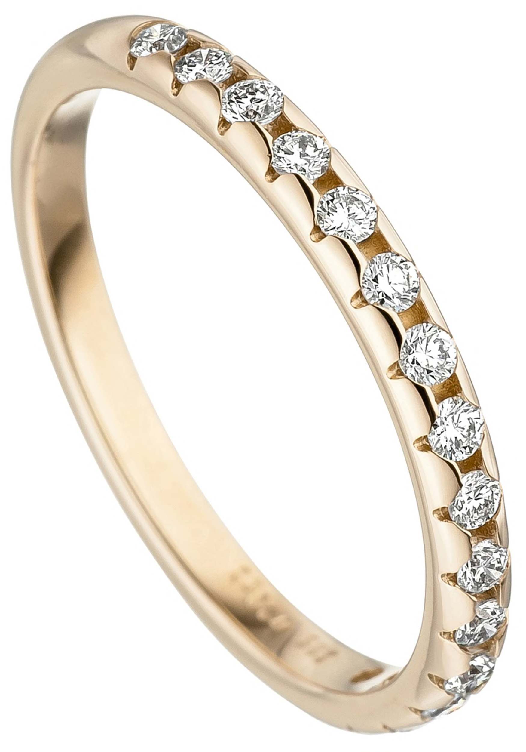 JOBO Fingerring "Ring mit 15 Diamanten", 585 Gold günstig online kaufen