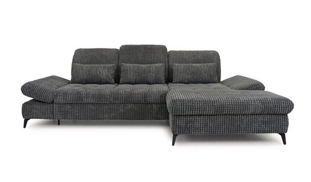 Hygger Möbelhaus Ecksofa Nola L-Form 300x170cm Wahlweise mit Bettfunktion u günstig online kaufen